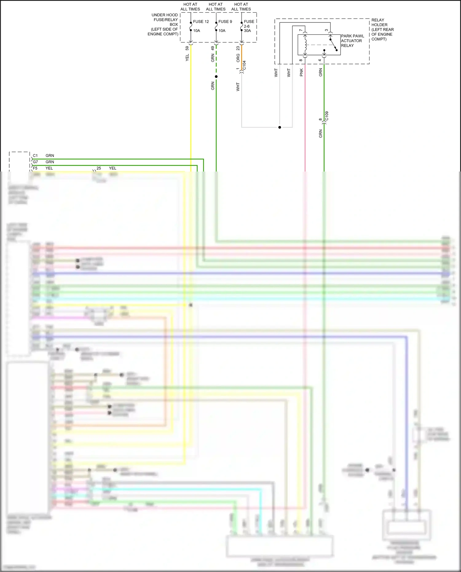 Wiring diagram computer data lines system for Honda CR-V V facelift (2019-2024) (104 of 116)
