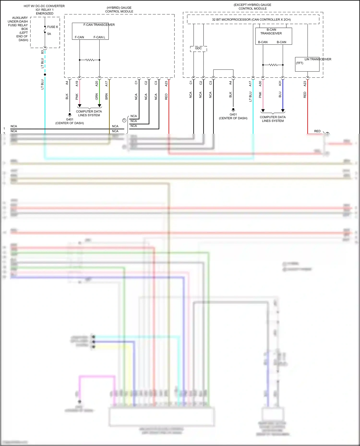 Wiring diagram computer data lines system for Honda CR-V V facelift (2019-2024) (115 of 116)