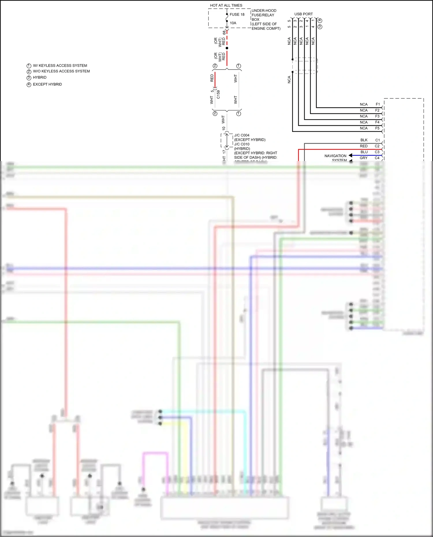 Wiring diagram computer data lines system for Honda CR-V V facelift (2019-2024) (7 of 116)