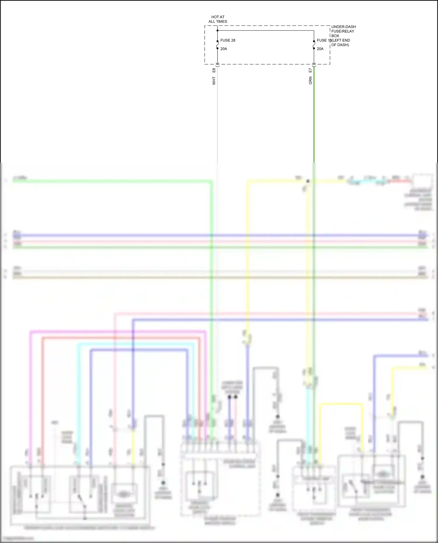 Wiring diagram computer data lines system for Honda CR-V V facelift (2019-2024) (44 of 116)