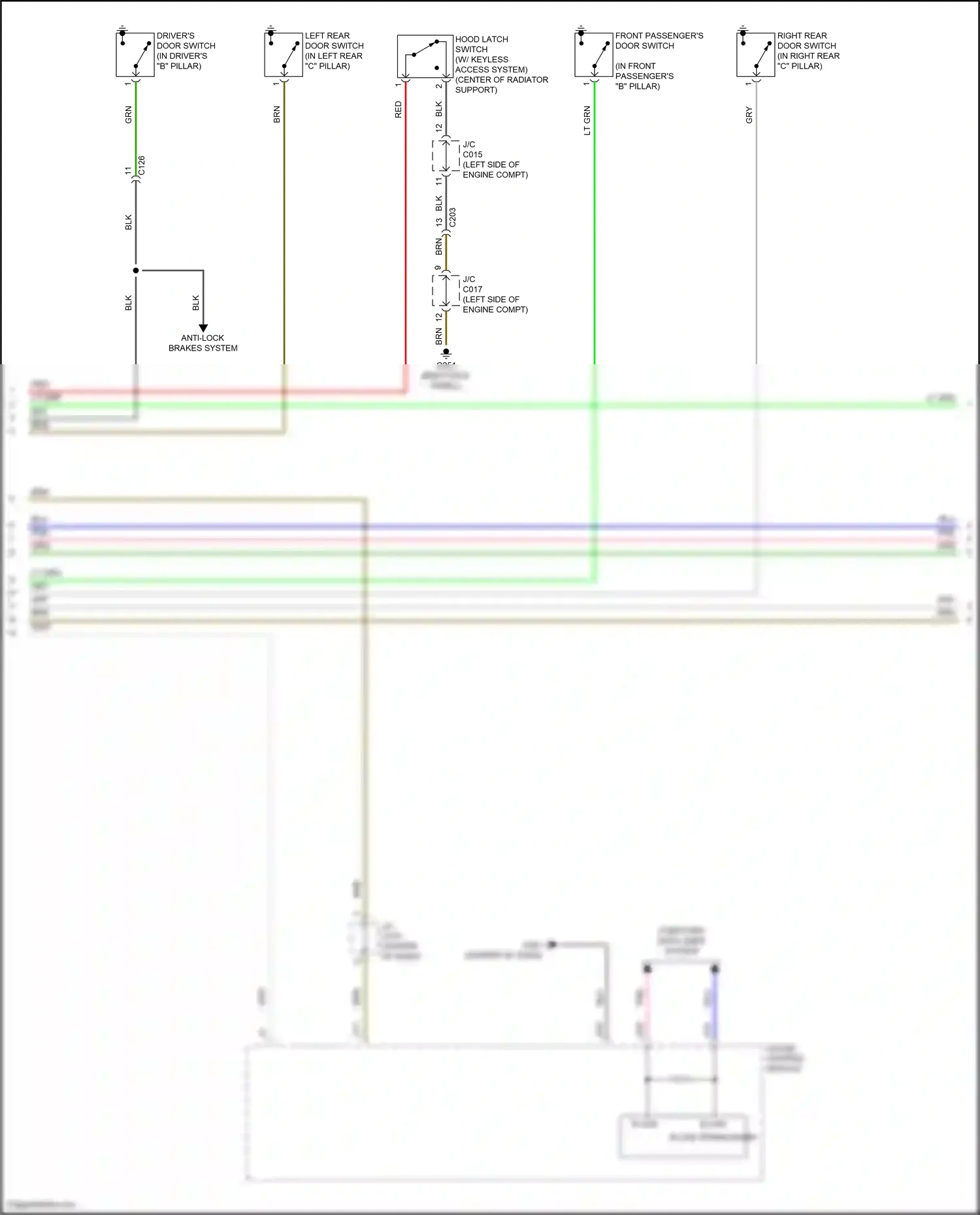 Wiring diagram computer data lines system for Honda CR-V V facelift (2019-2024) (47 of 116)