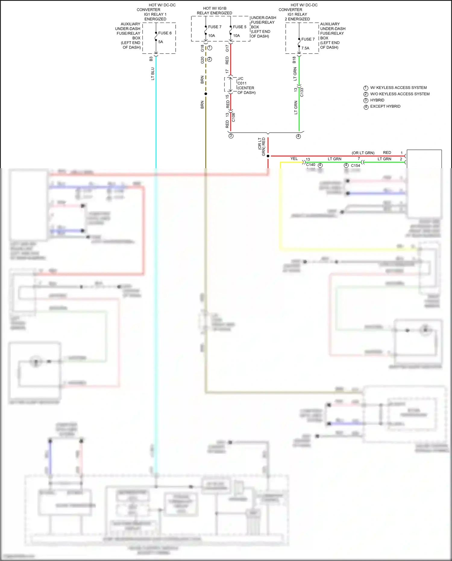 Wiring diagram computer data lines system for Honda CR-V V facelift (2019-2024) (82 of 116)