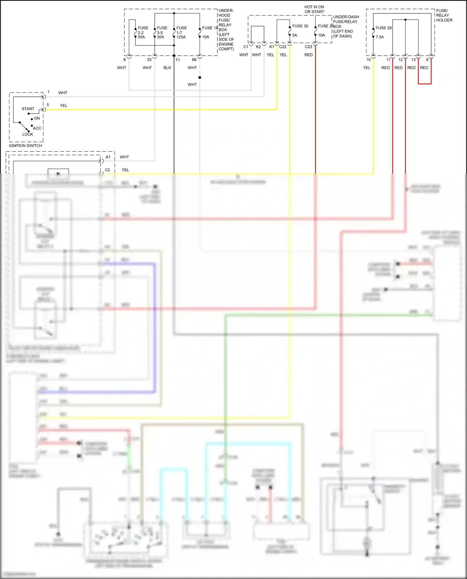 Wiring diagram computer data lines system for Honda CR-V V facelift (2019-2024) (70 of 116)