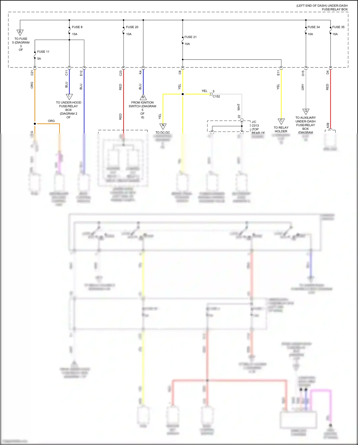 Wiring diagram computer data lines system for Honda CR-V V facelift (2019-2024) (40 of 116)