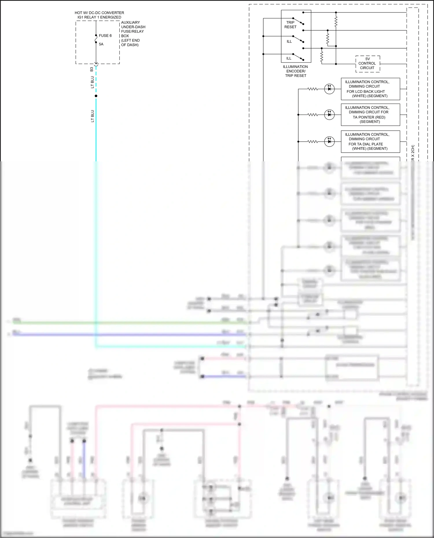 Wiring diagram control unit) for Honda CR-V V facelift (2019-2024) (3 of 8)