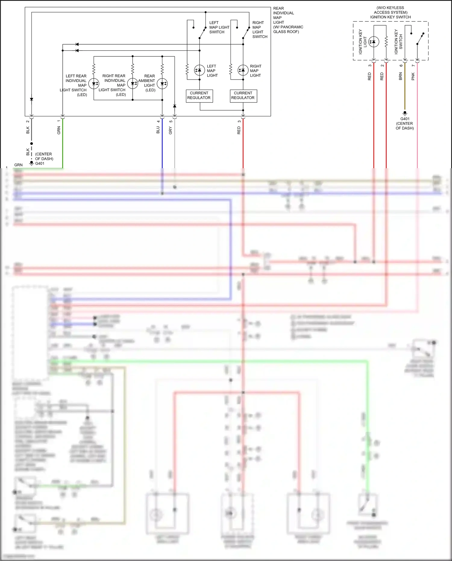 Wiring diagram current regulator for Honda CR-V V facelift (2019-2024) (1 of 2)