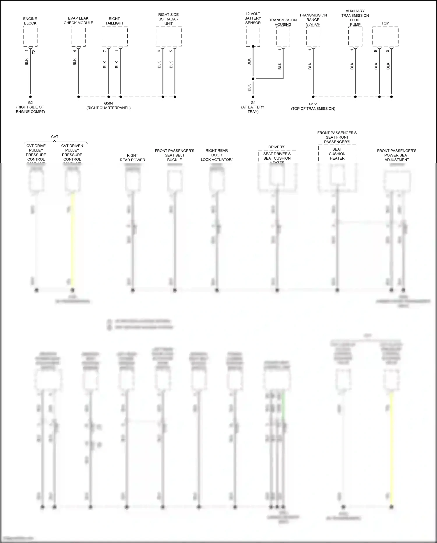 Wiring diagram evap leak check module for Honda CR-V V facelift (2019-2024) (5 of 8)