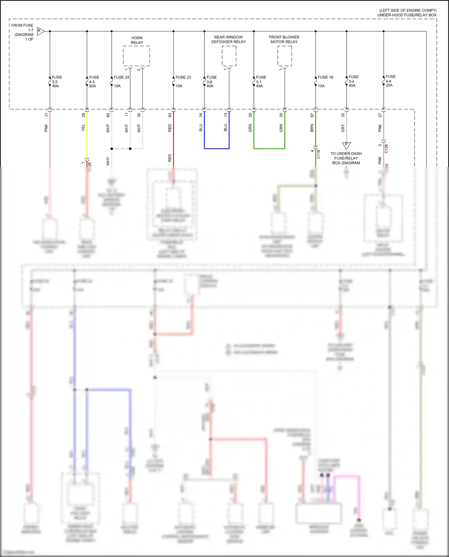 Wiring diagram power tailgate control unit for Honda CR-V V facelift (2019-2024) (15 of 18)