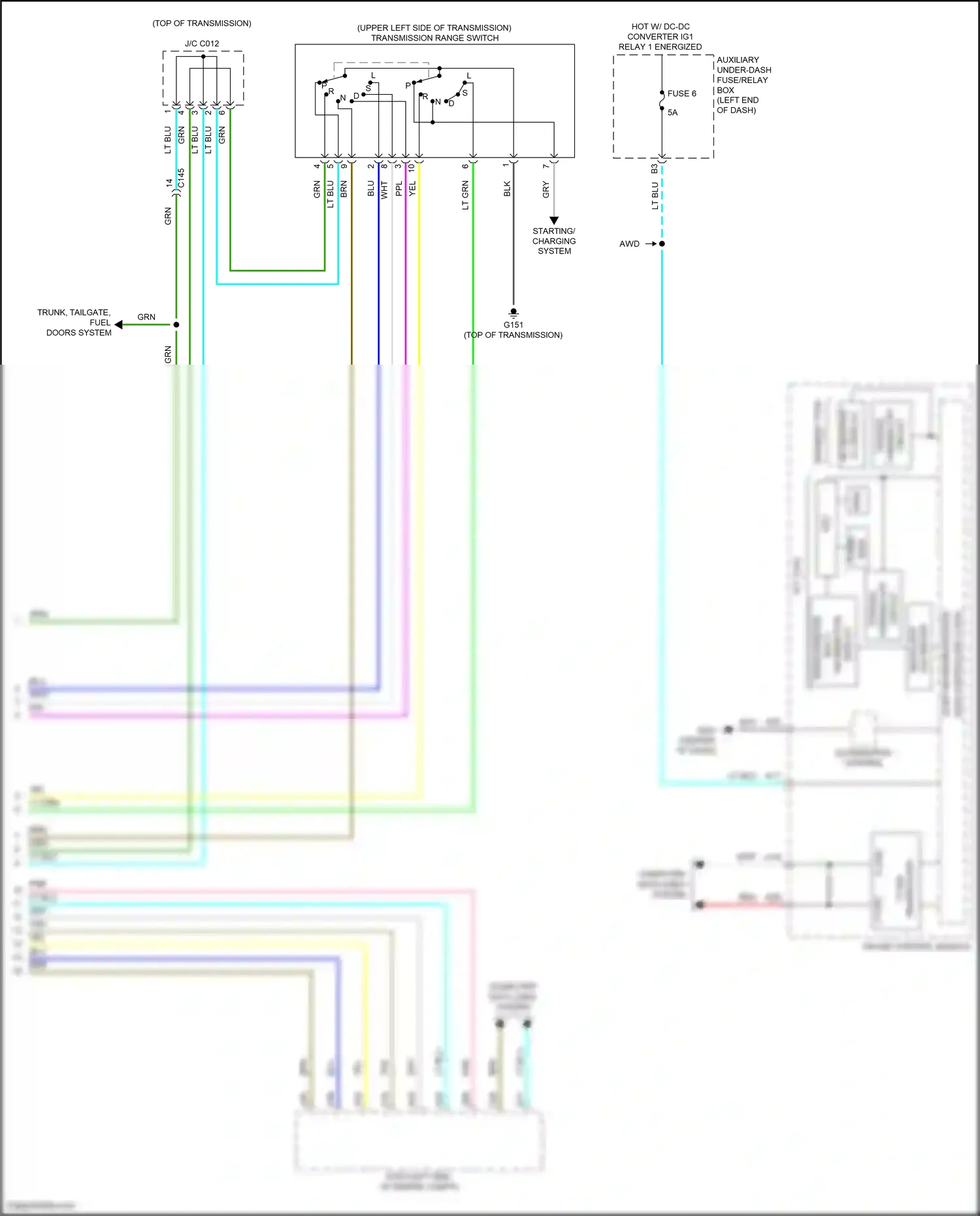Wiring diagram segment type for Honda CR-V V facelift (2019-2024) (1 of 1)