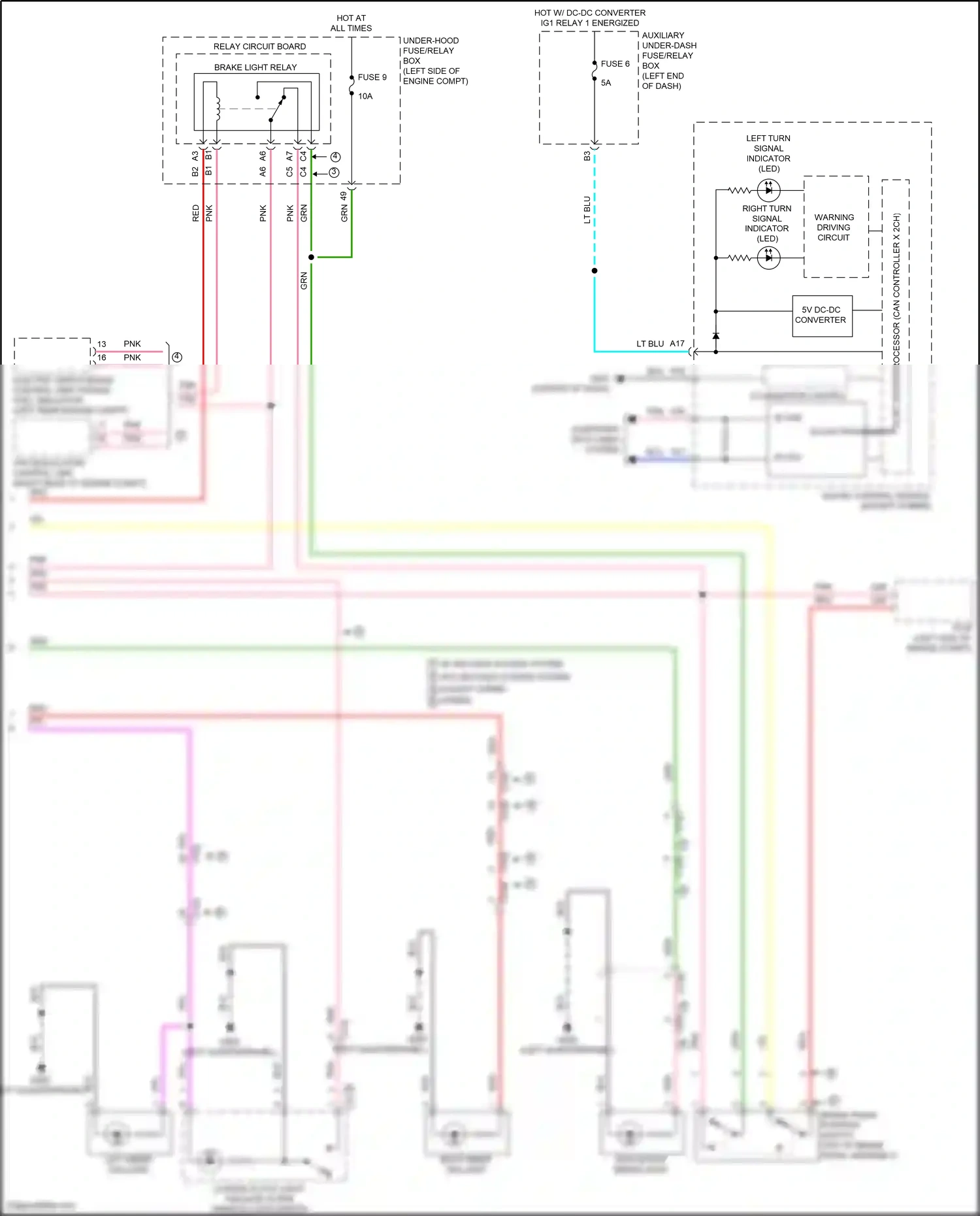 Wiring diagram vsa modulator control unit for Honda CR-V V facelift (2019-2024) (3 of 18)