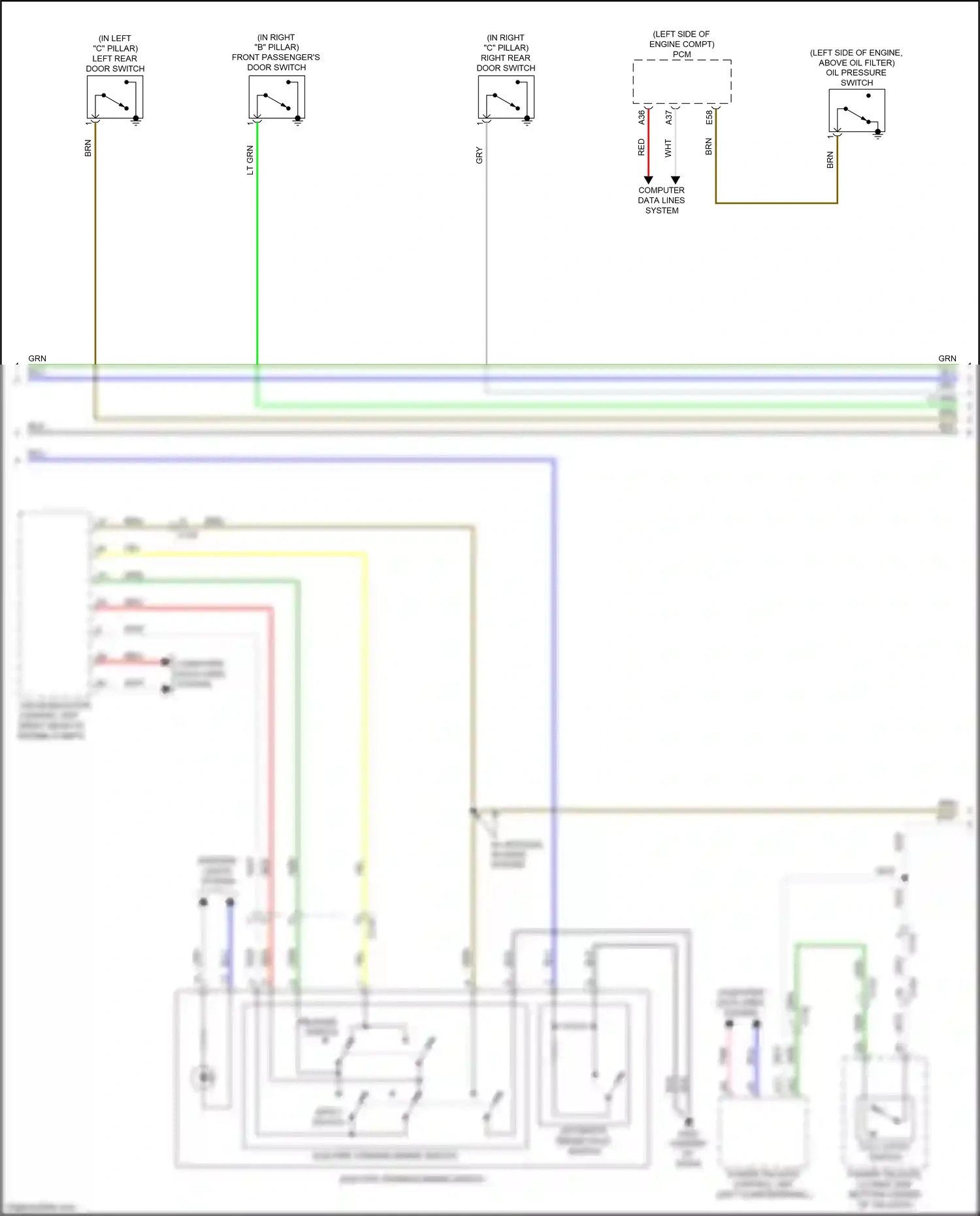 Wiring diagram vsa modulator control unit for Honda CR-V V facelift (2019-2024) (6 of 18)