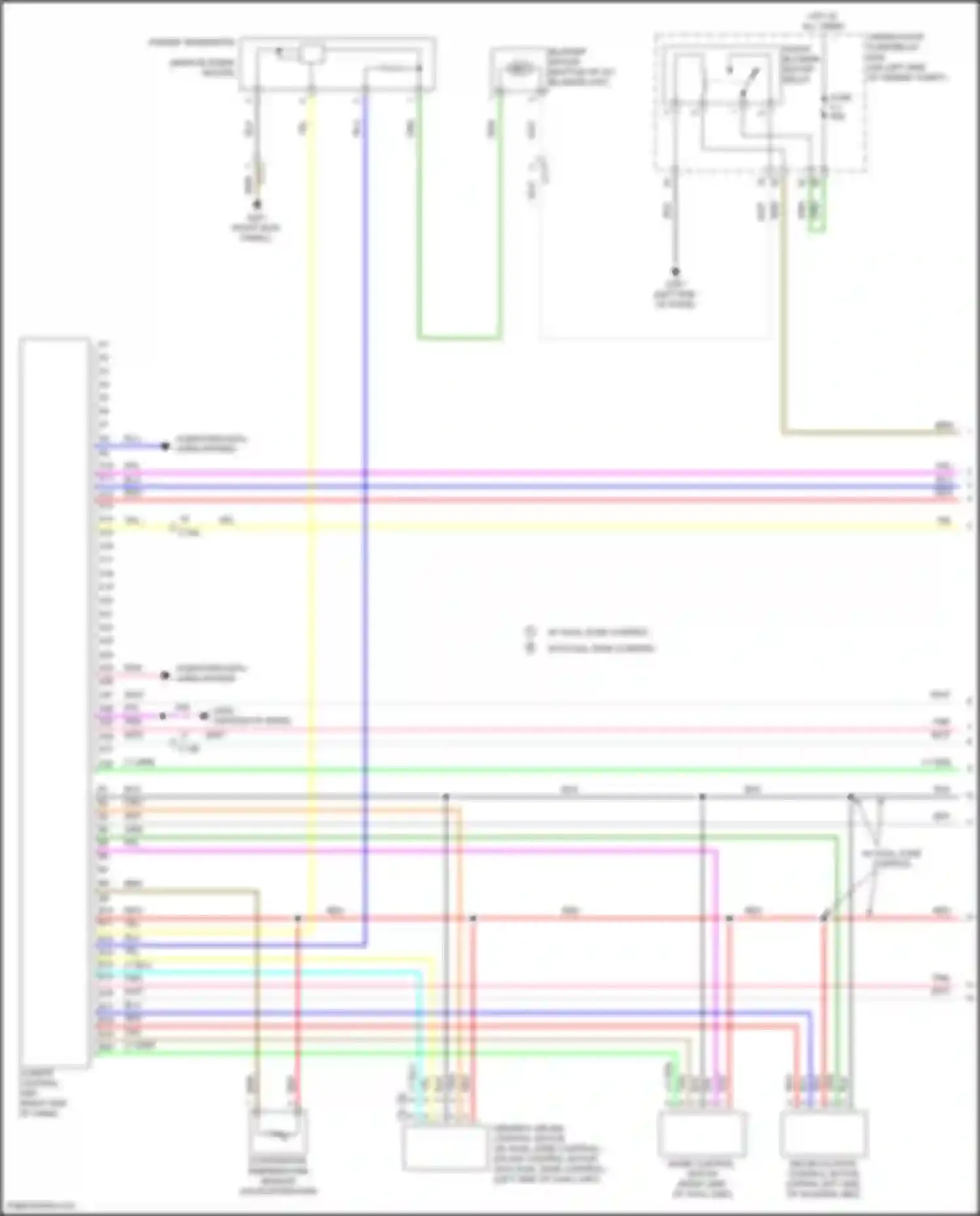 CR-V Honda V (2016-2022): Automatic a/c circuit (1 of 5)