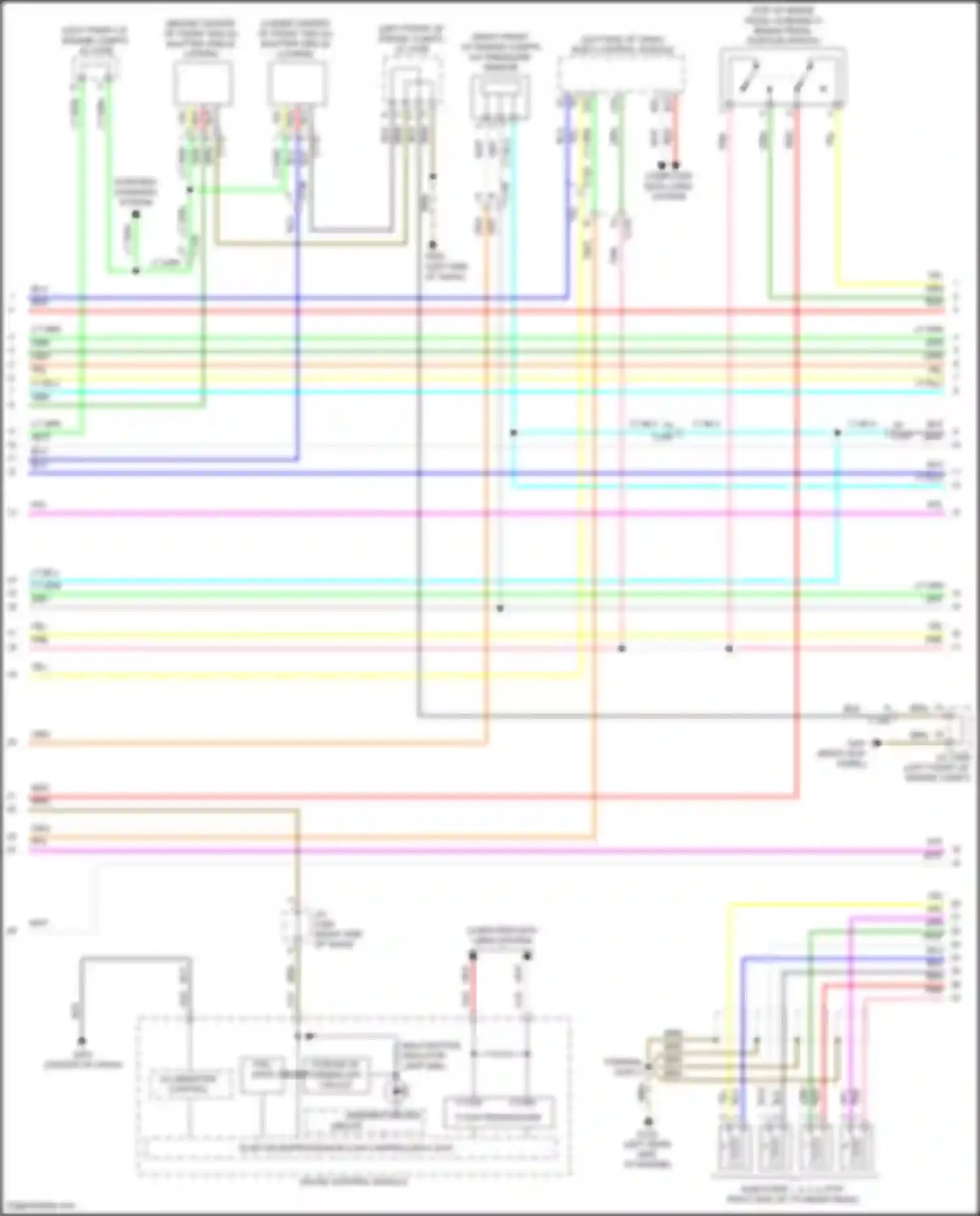 CR-V Honda V (2016-2022): Wiring diagram engine performance 1.5l turbo (2 of 6)