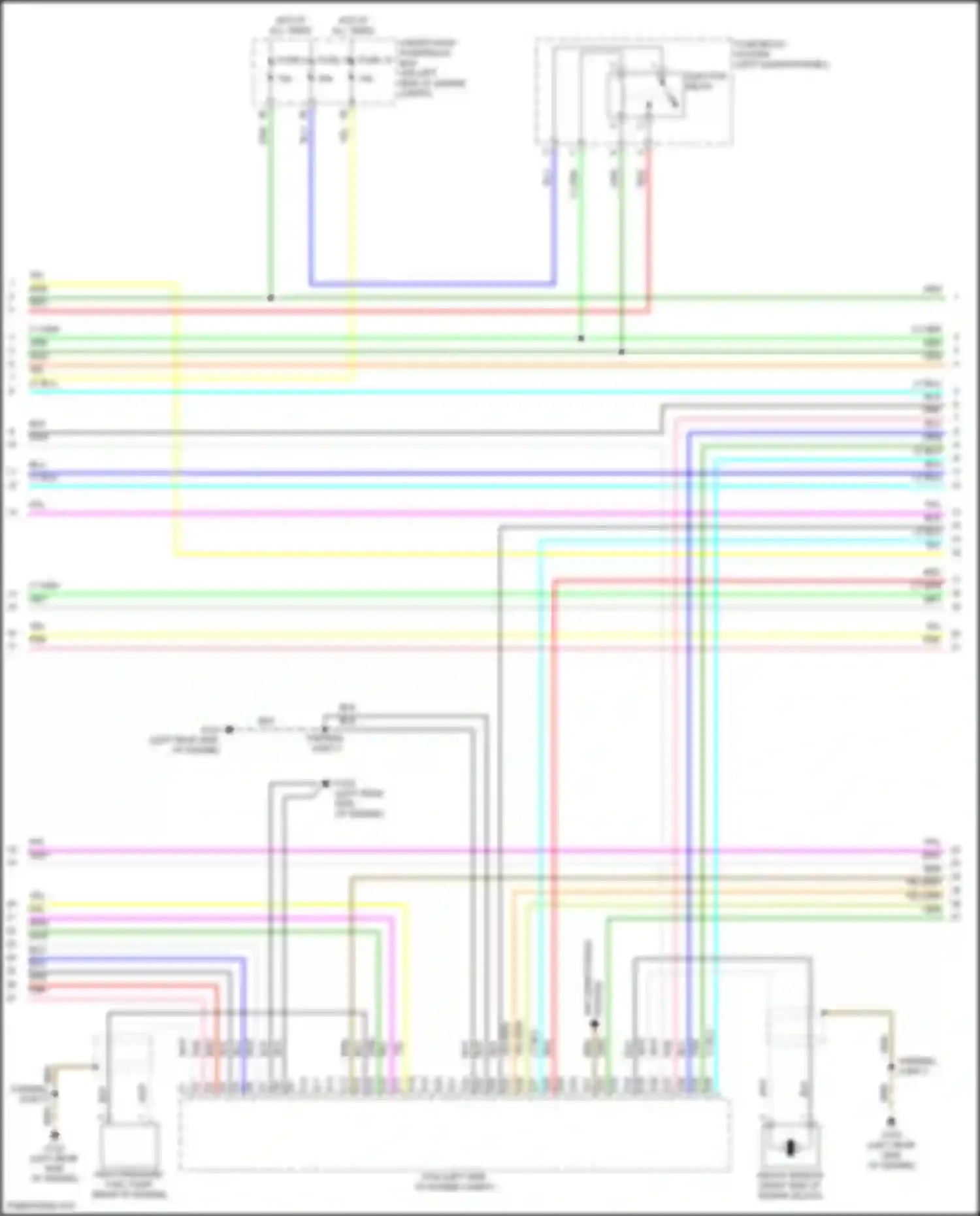CR-V Honda V (2016-2022): Wiring diagram engine performance 1.5l turbo (3 of 6)