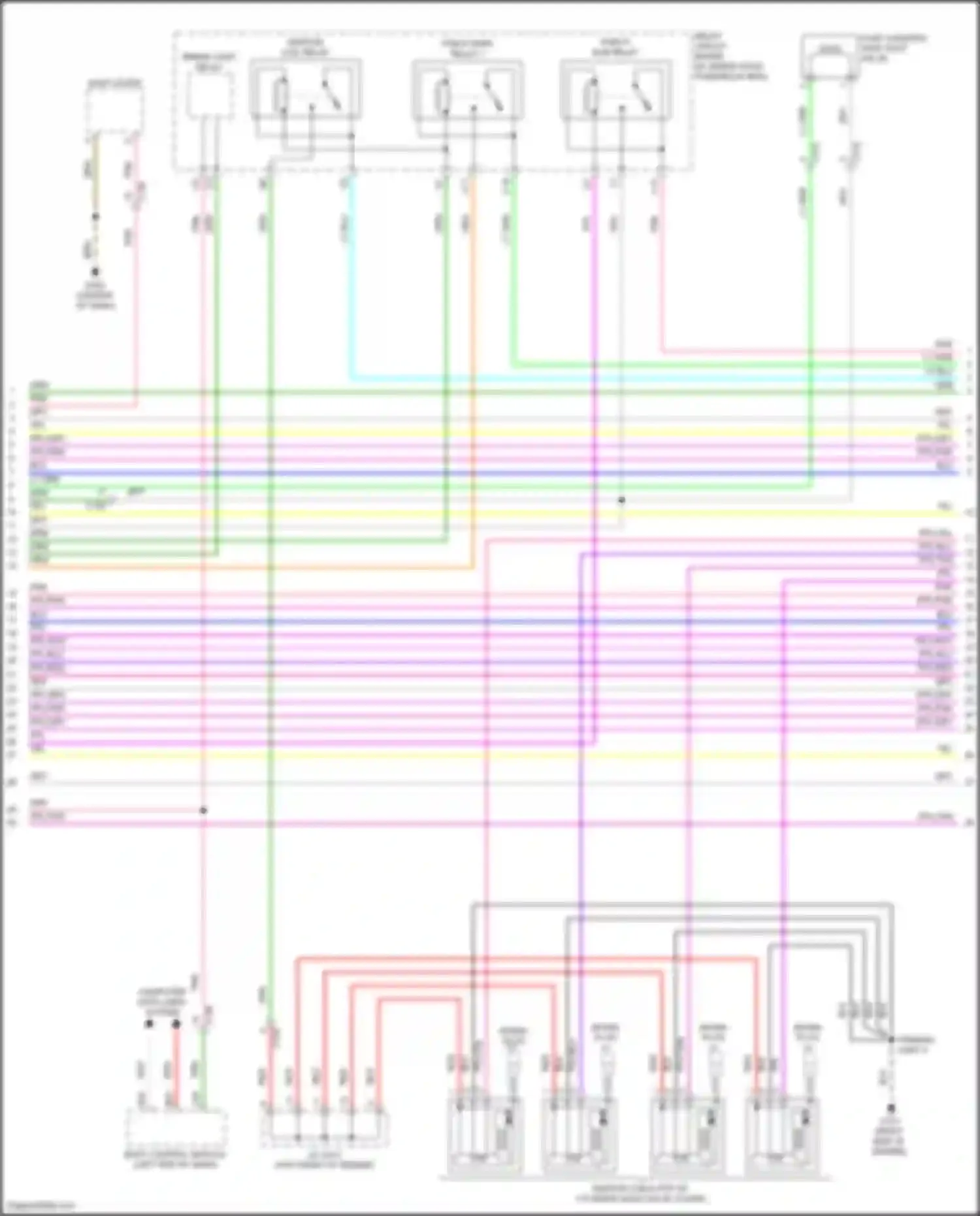 CR-V Honda V (2016-2022): Wiring diagram engine performance 2.4l (5 of 7)
