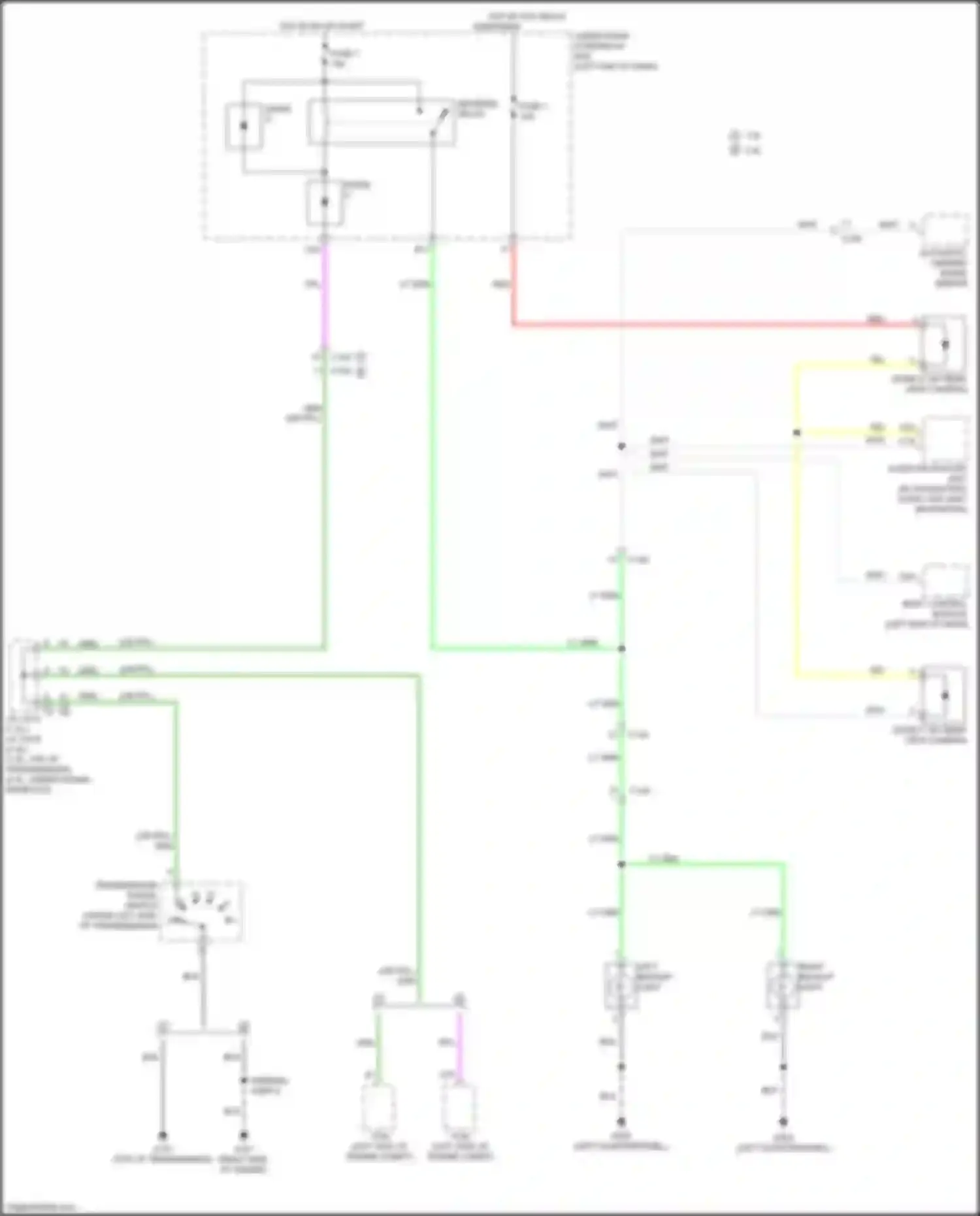 CR-V Honda V (2016-2022): Backup lamps circuit