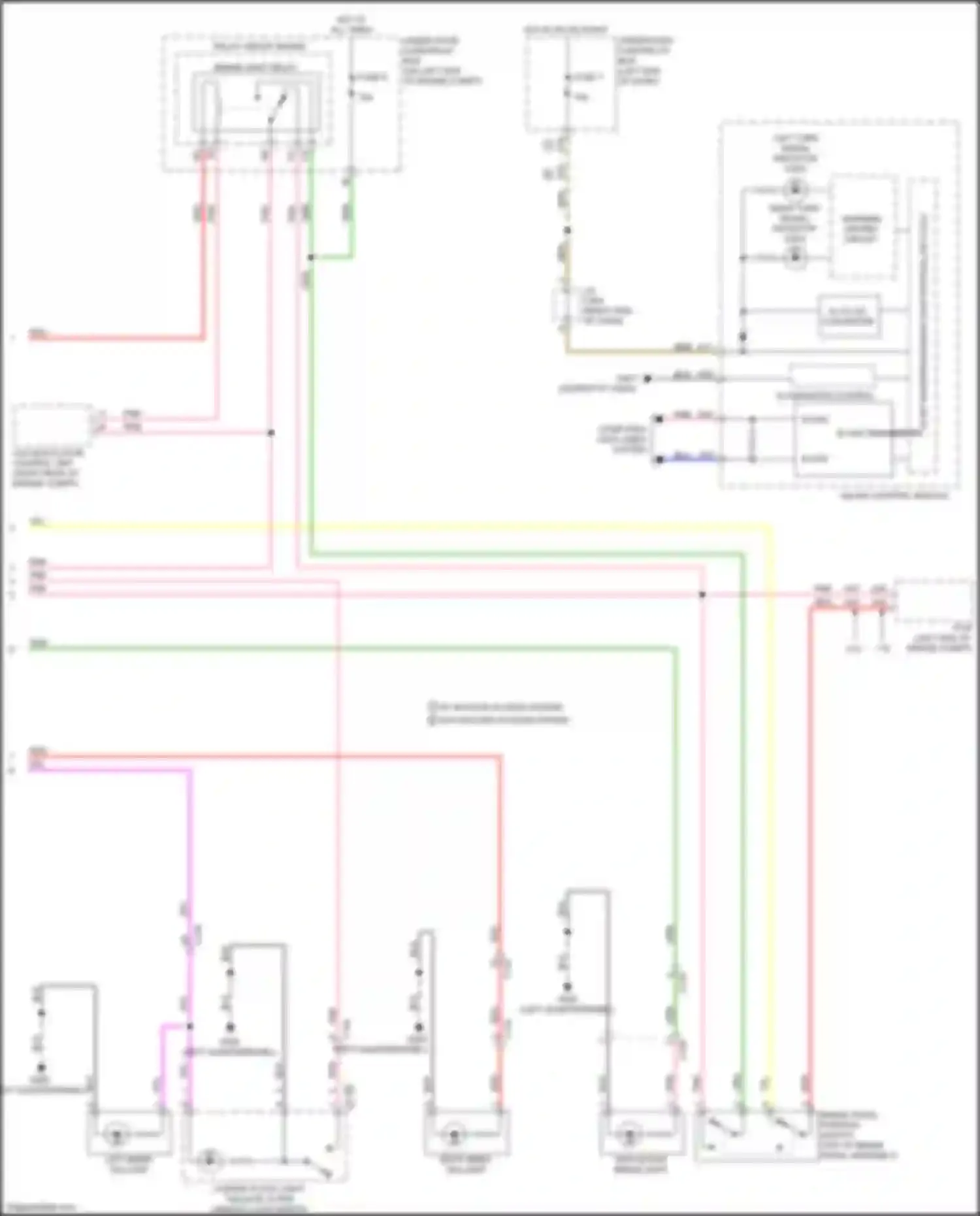 CR-V Honda V (2016-2022): Exterior lamps circuit (3 of 3)