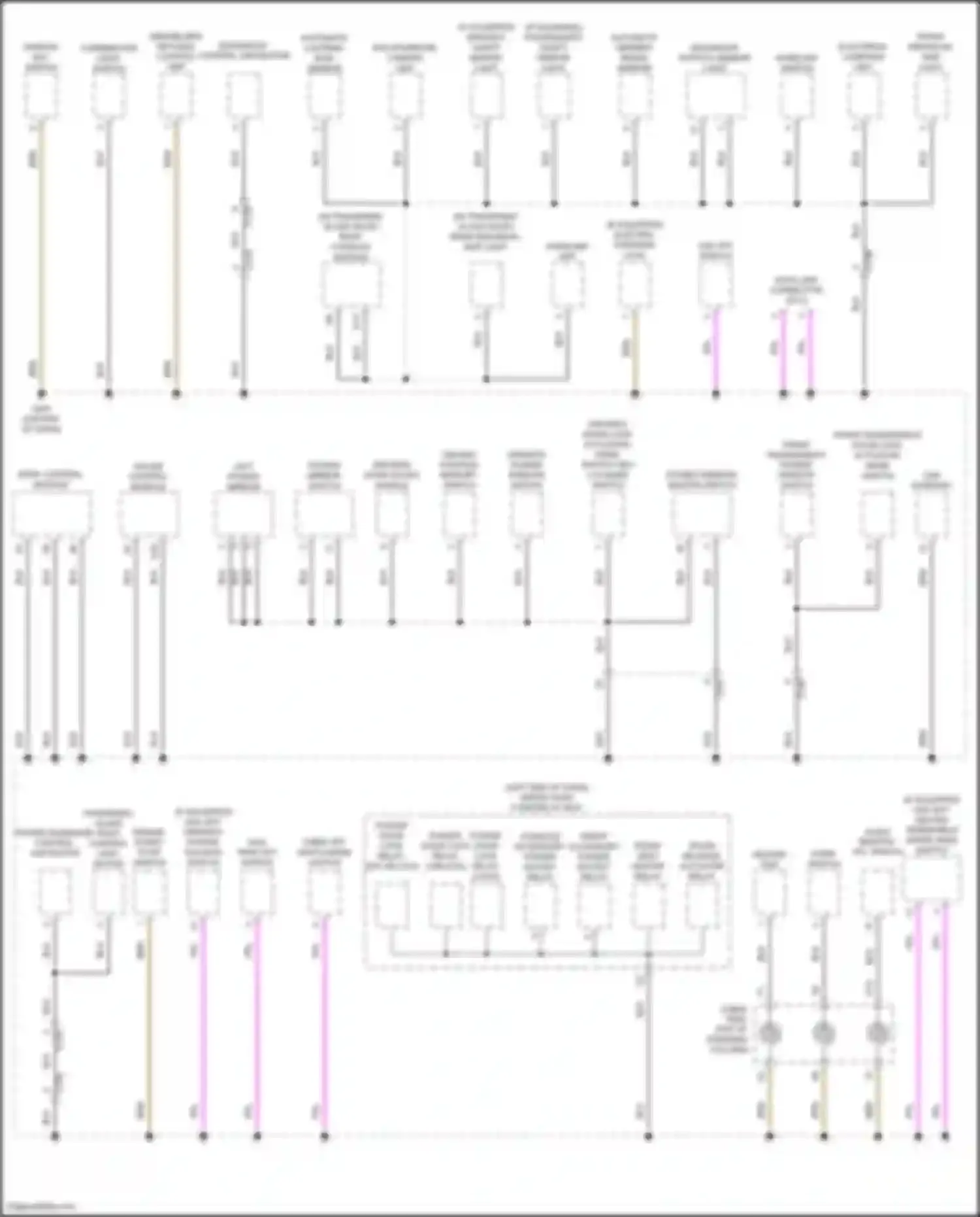 CR-V Honda V (2016-2022): Ground distribution circuit (2 of 5)