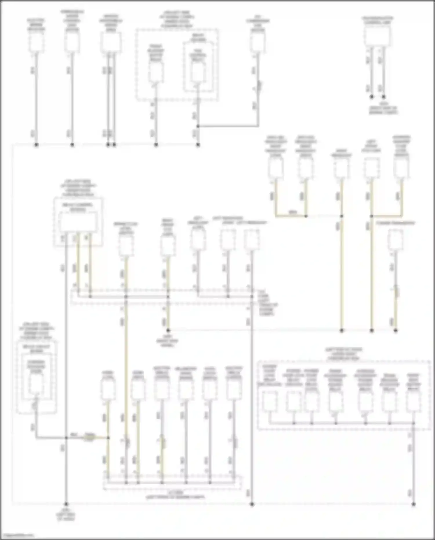 CR-V Honda V (2016-2022): Ground distribution circuit (3 of 5)