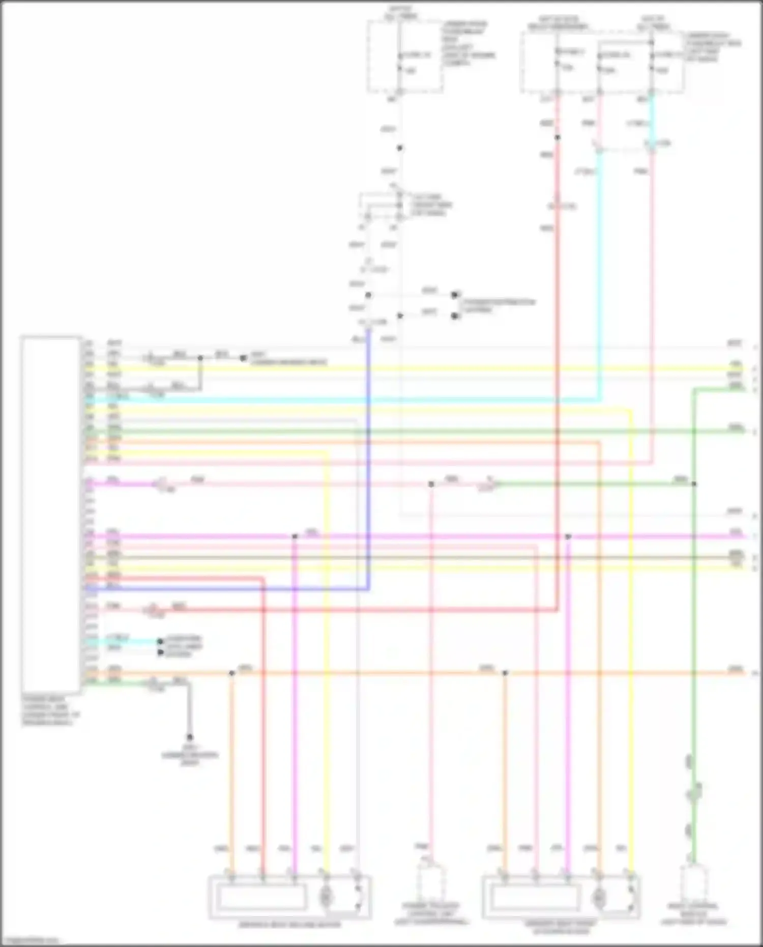 CR-V Honda V (2016-2022): Memory systems circuit (1 of 2)