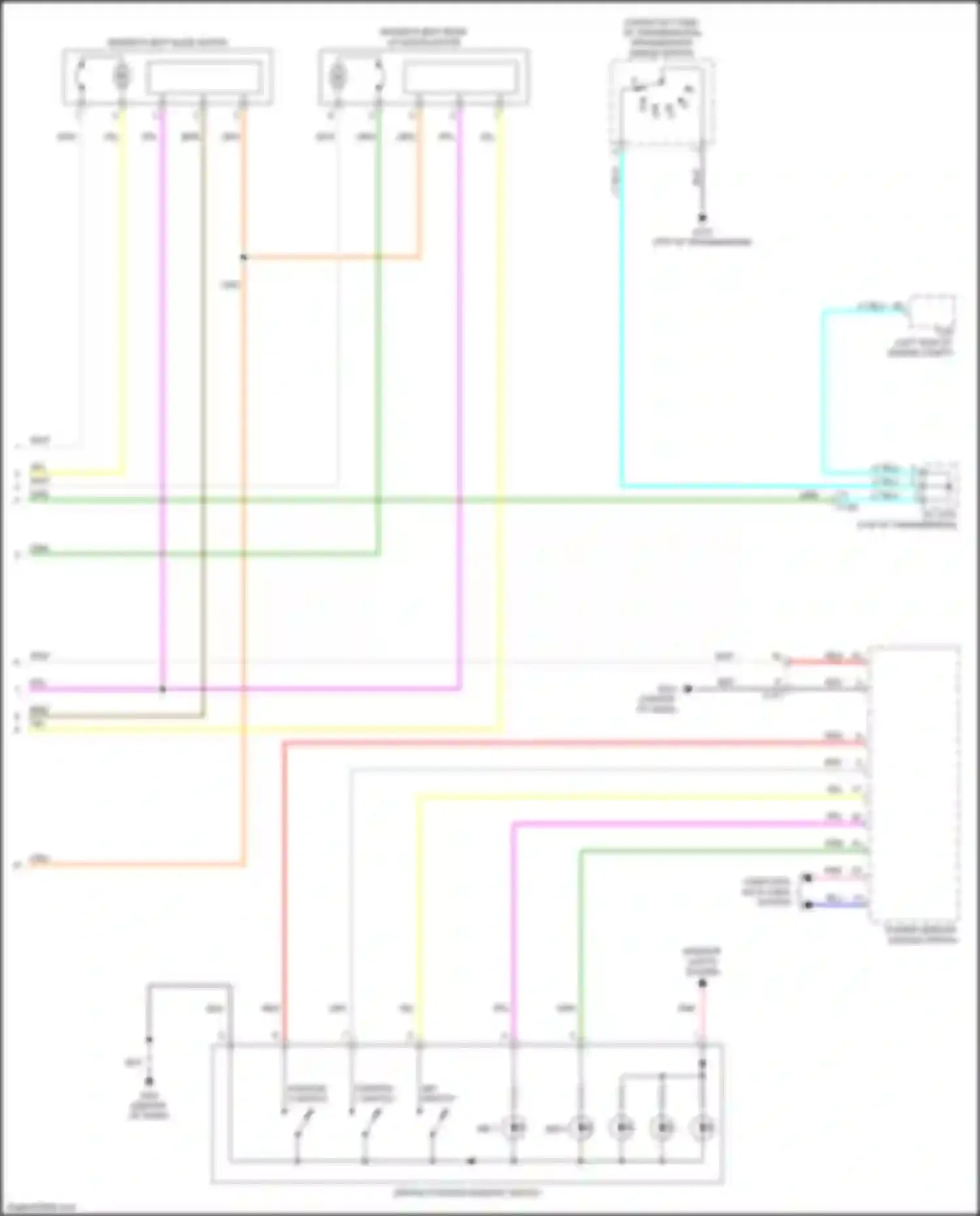 CR-V Honda V (2016-2022): Memory systems circuit (2 of 2)