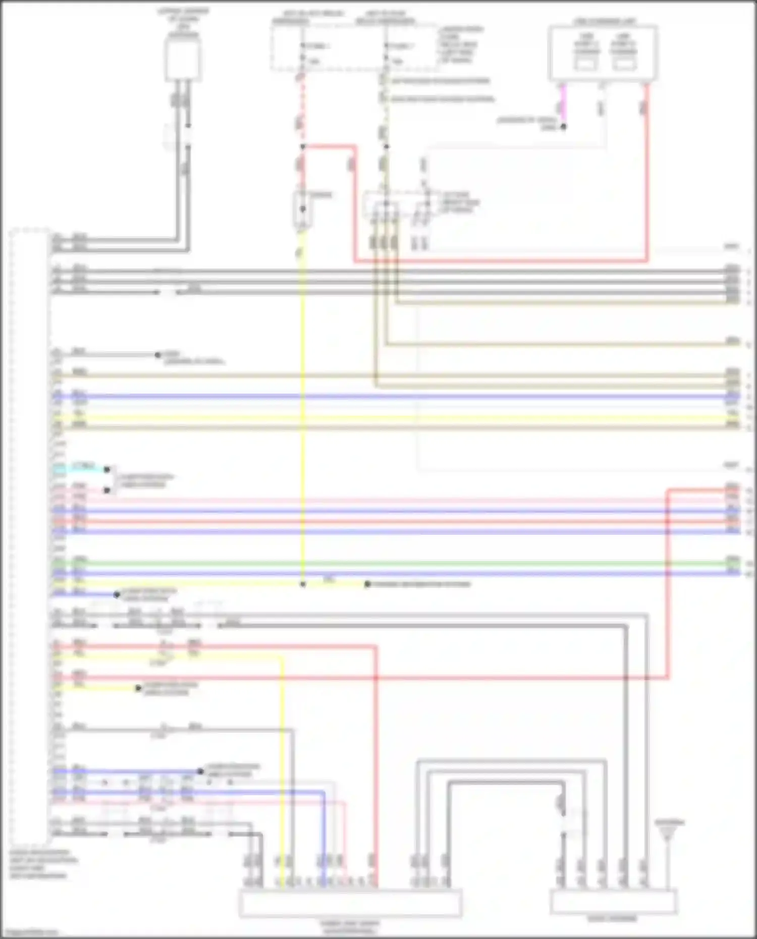CR-V Honda V (2016-2022): Navigation circuit, w/o amplifier (1 of 5)