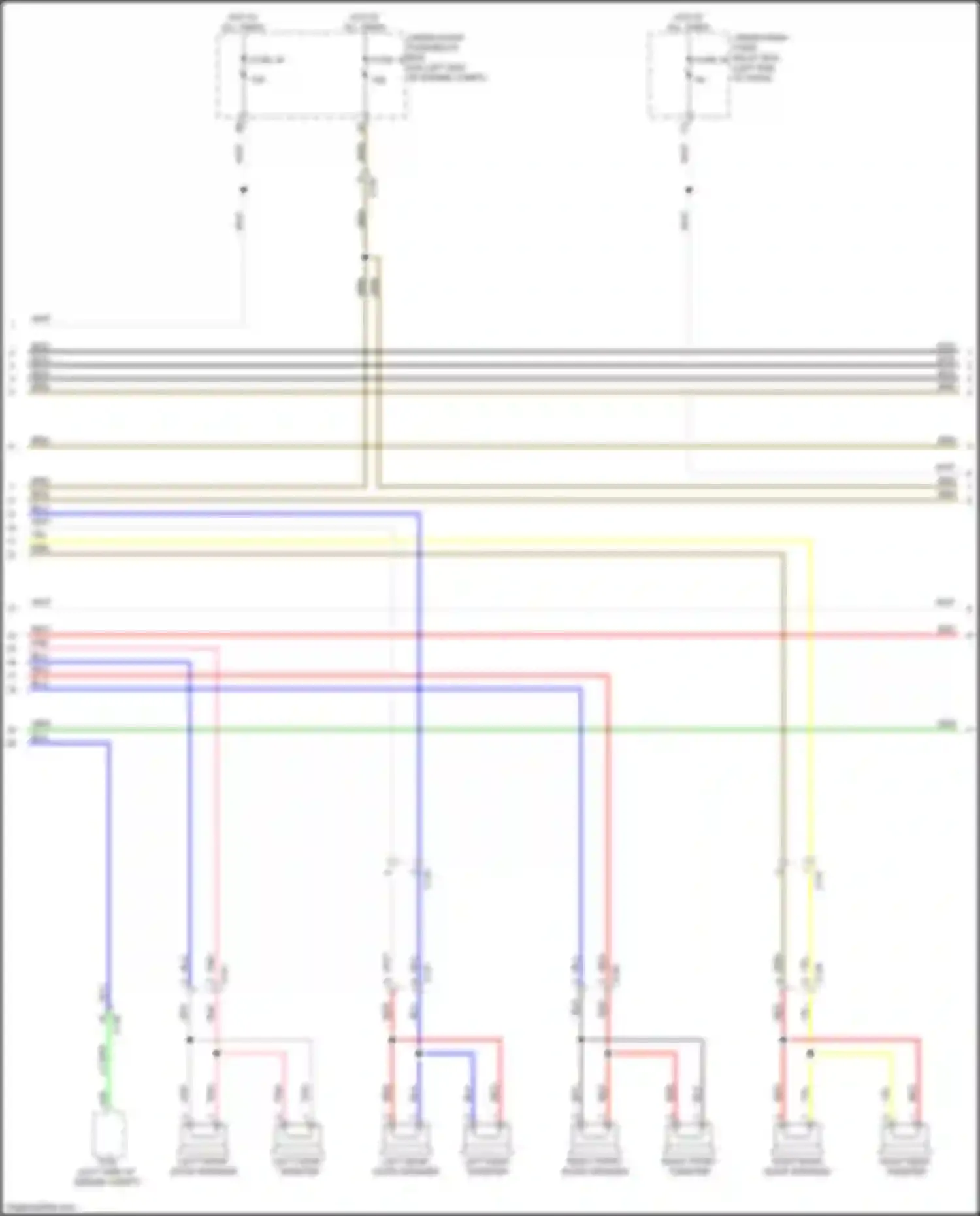 CR-V Honda V (2016-2022): Navigation circuit, w/o amplifier (2 of 5)