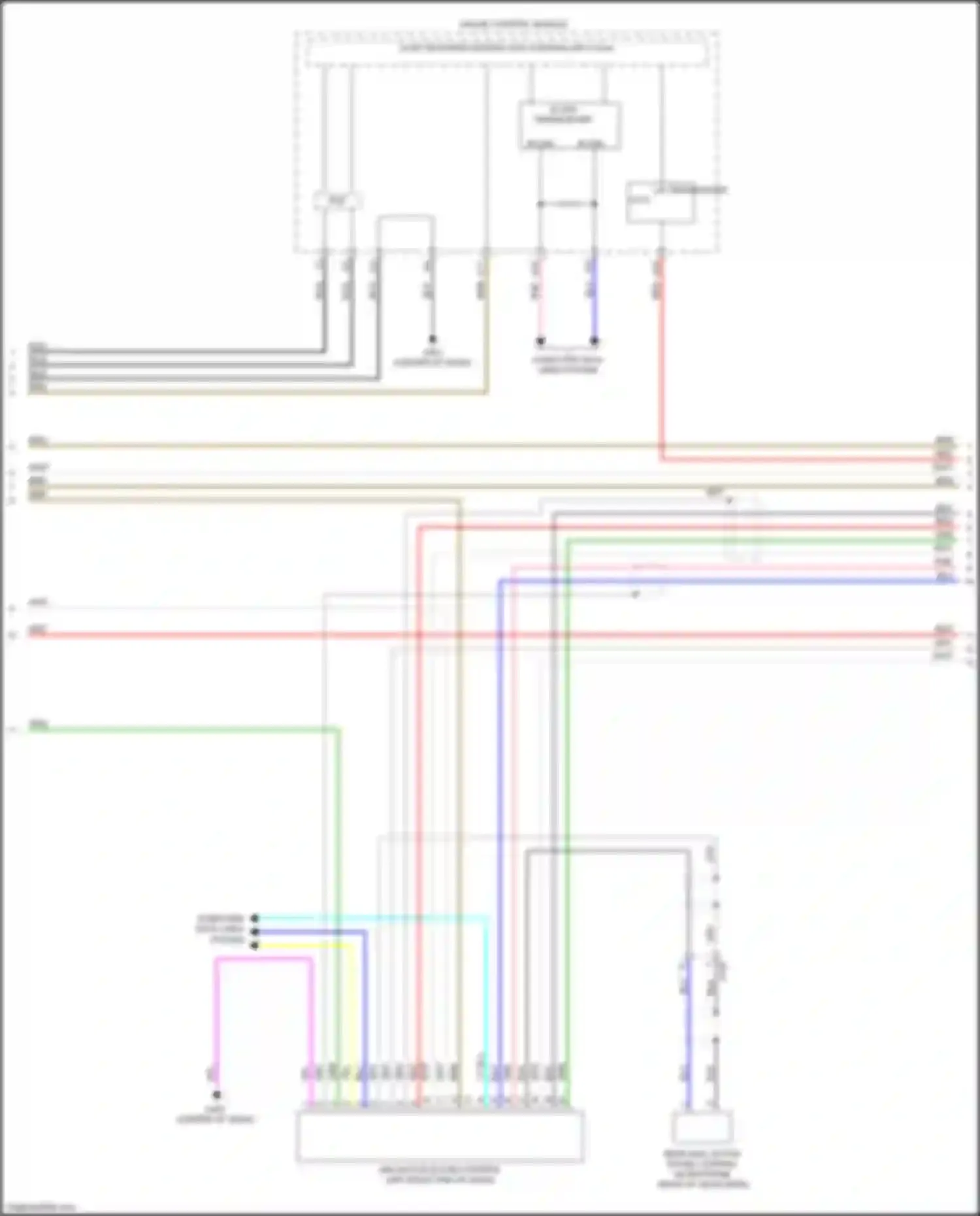 CR-V Honda V (2016-2022): Navigation circuit, w/o amplifier (3 of 5)