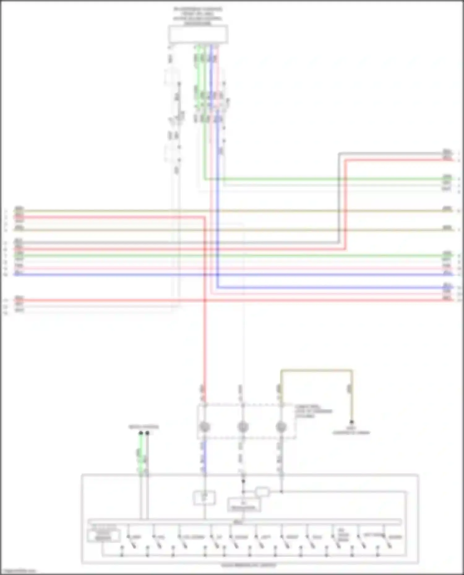 CR-V Honda V (2016-2022): Navigation circuit, w/o amplifier (4 of 5)