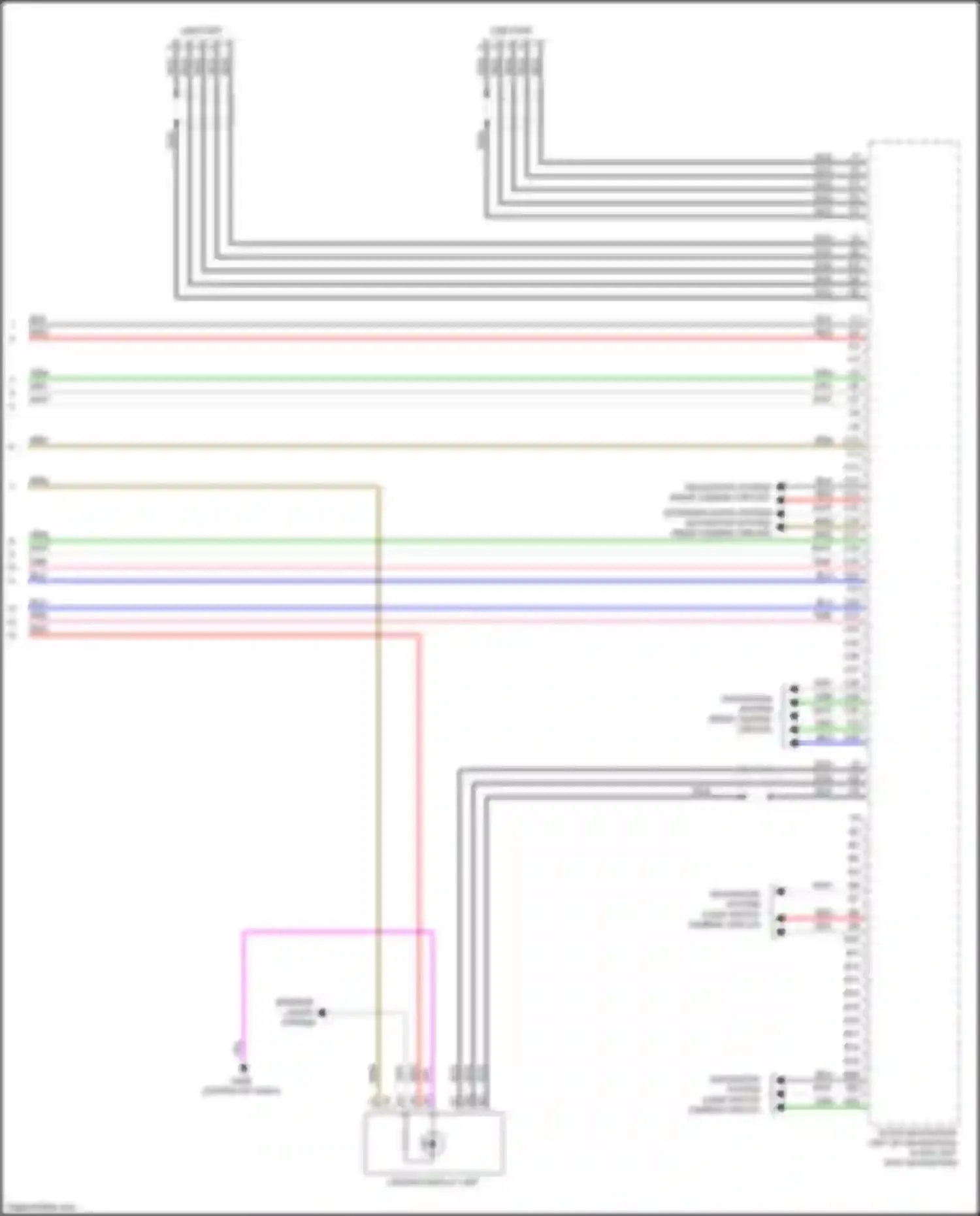 CR-V Honda V (2016-2022): Navigation circuit, w/o amplifier (5 of 5)