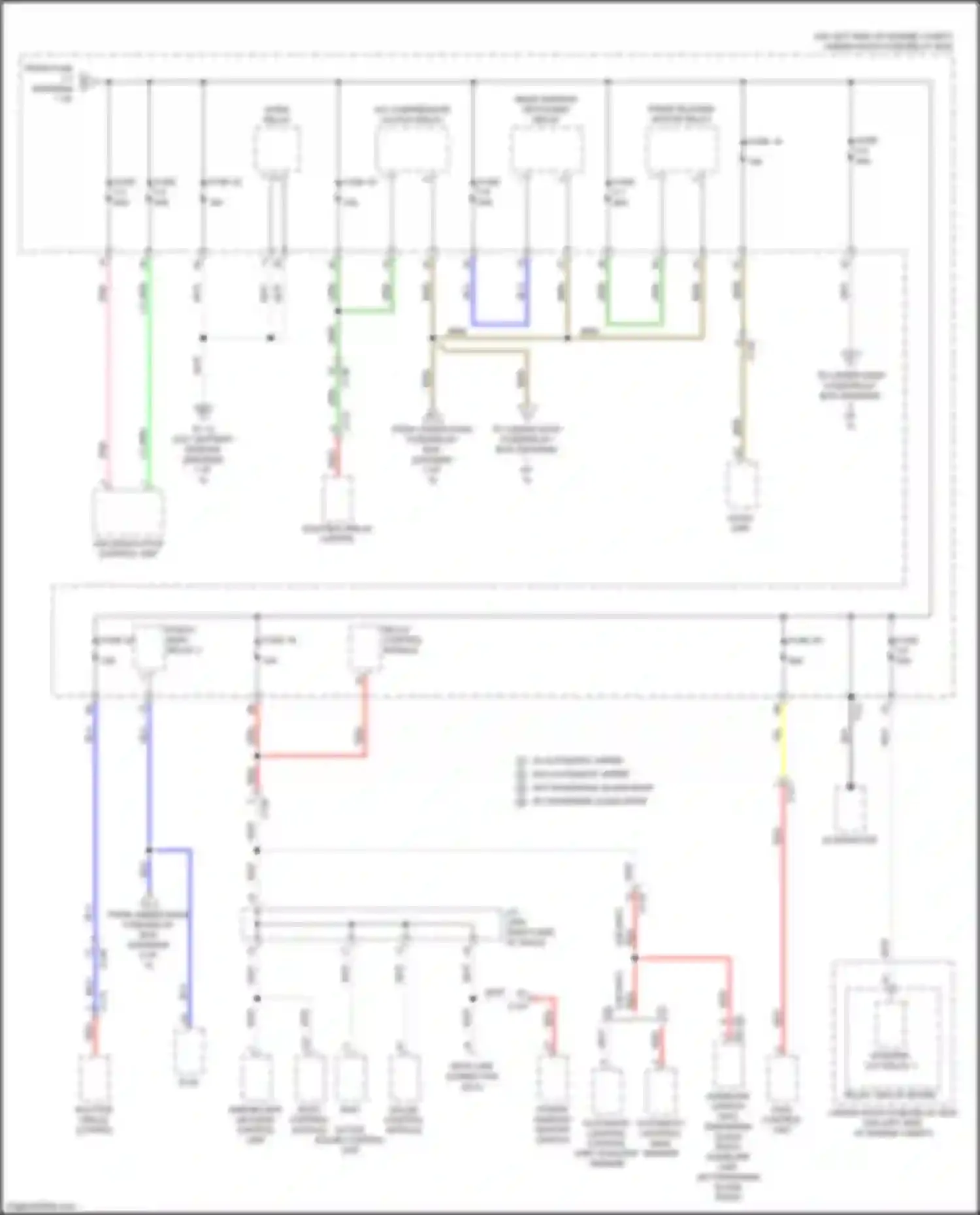 CR-V Honda V (2016-2022): Power distribution circuit, w/o keyless access (2 of 5)