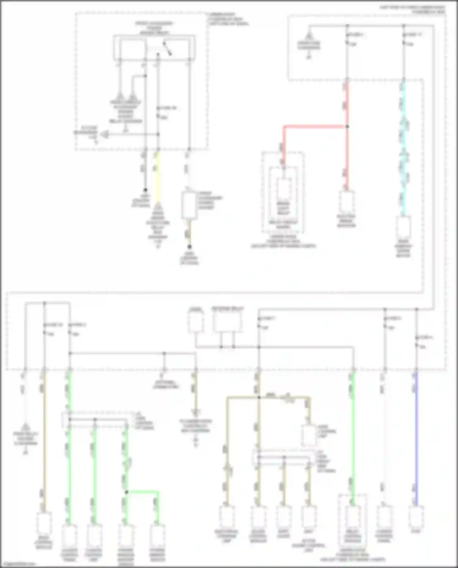 CR-V Honda V (2016-2022): Power distribution circuit, w/o keyless access (3 of 5)