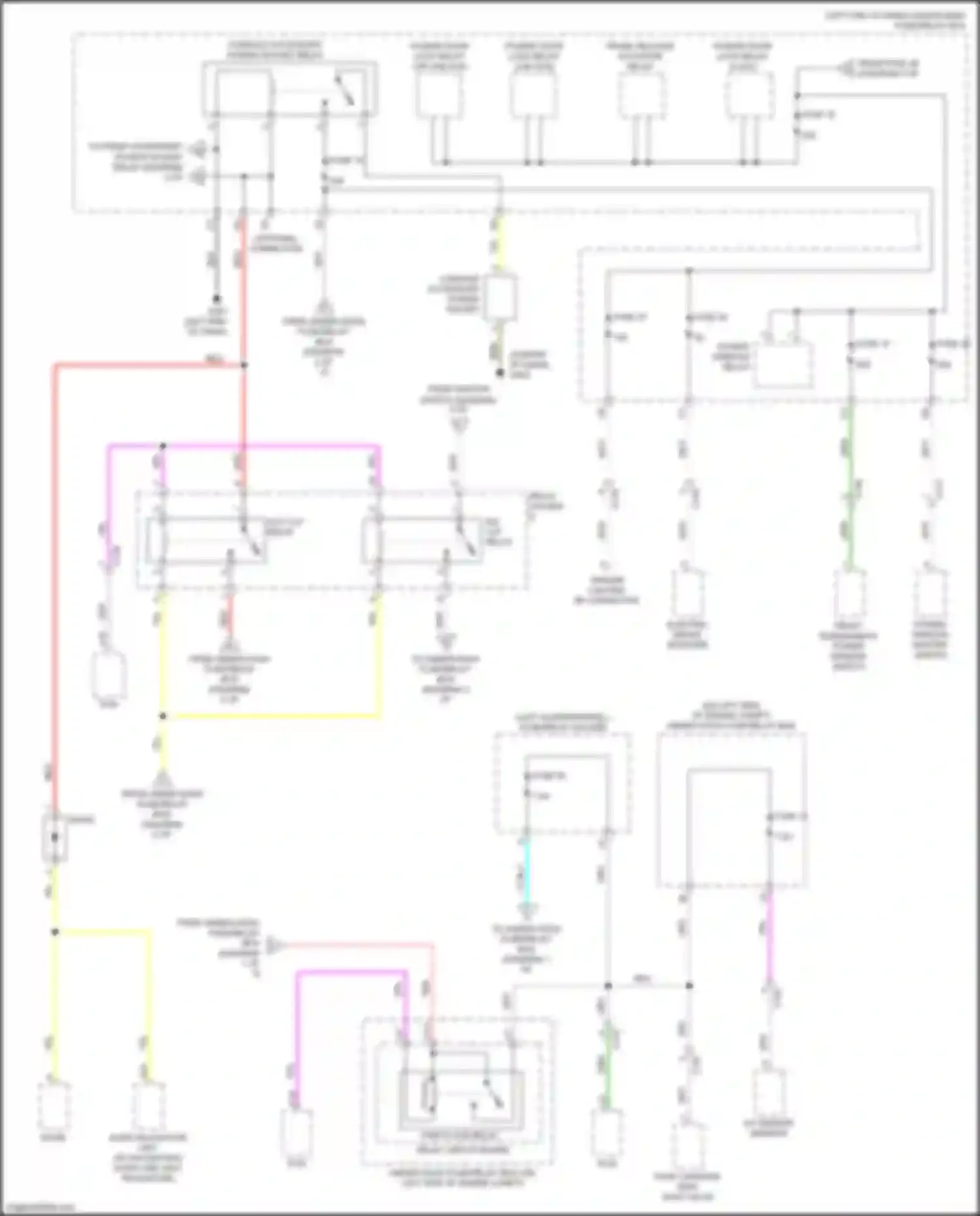 CR-V Honda V (2016-2022): Power distribution circuit, w/o keyless access (4 of 5)