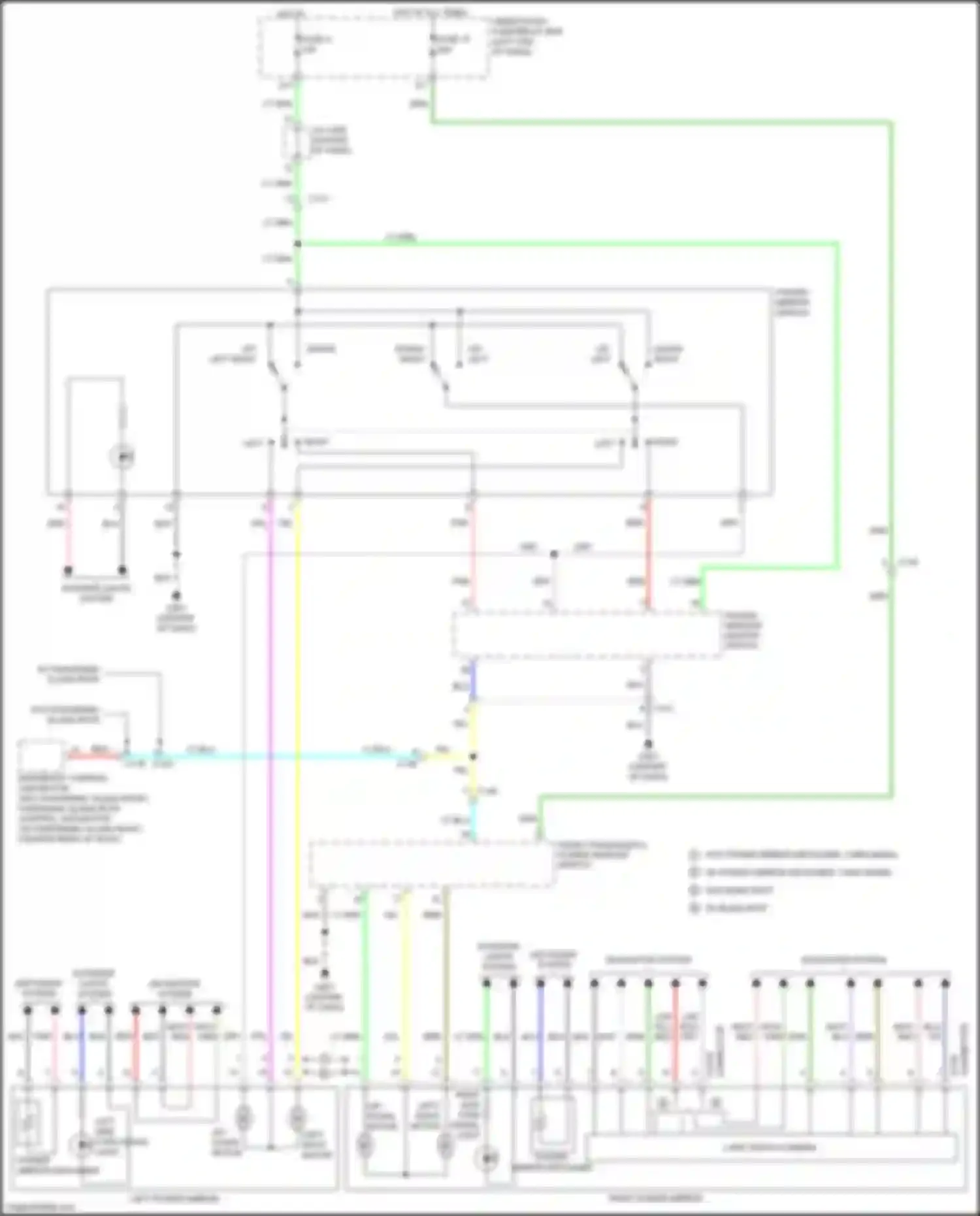CR-V Honda V (2016-2022): Power mirrors circuit