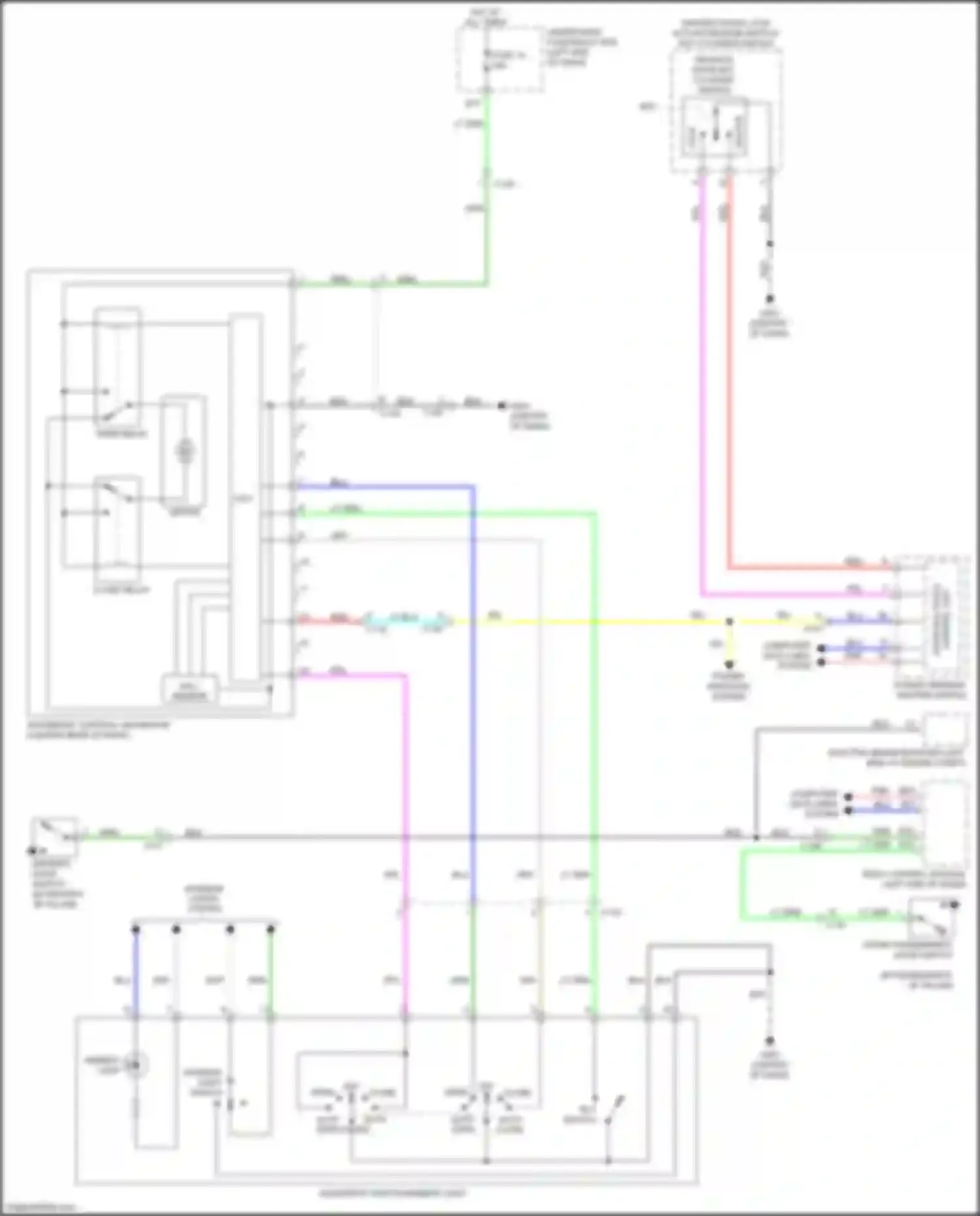 CR-V Honda V (2016-2022): Moonroof circuit