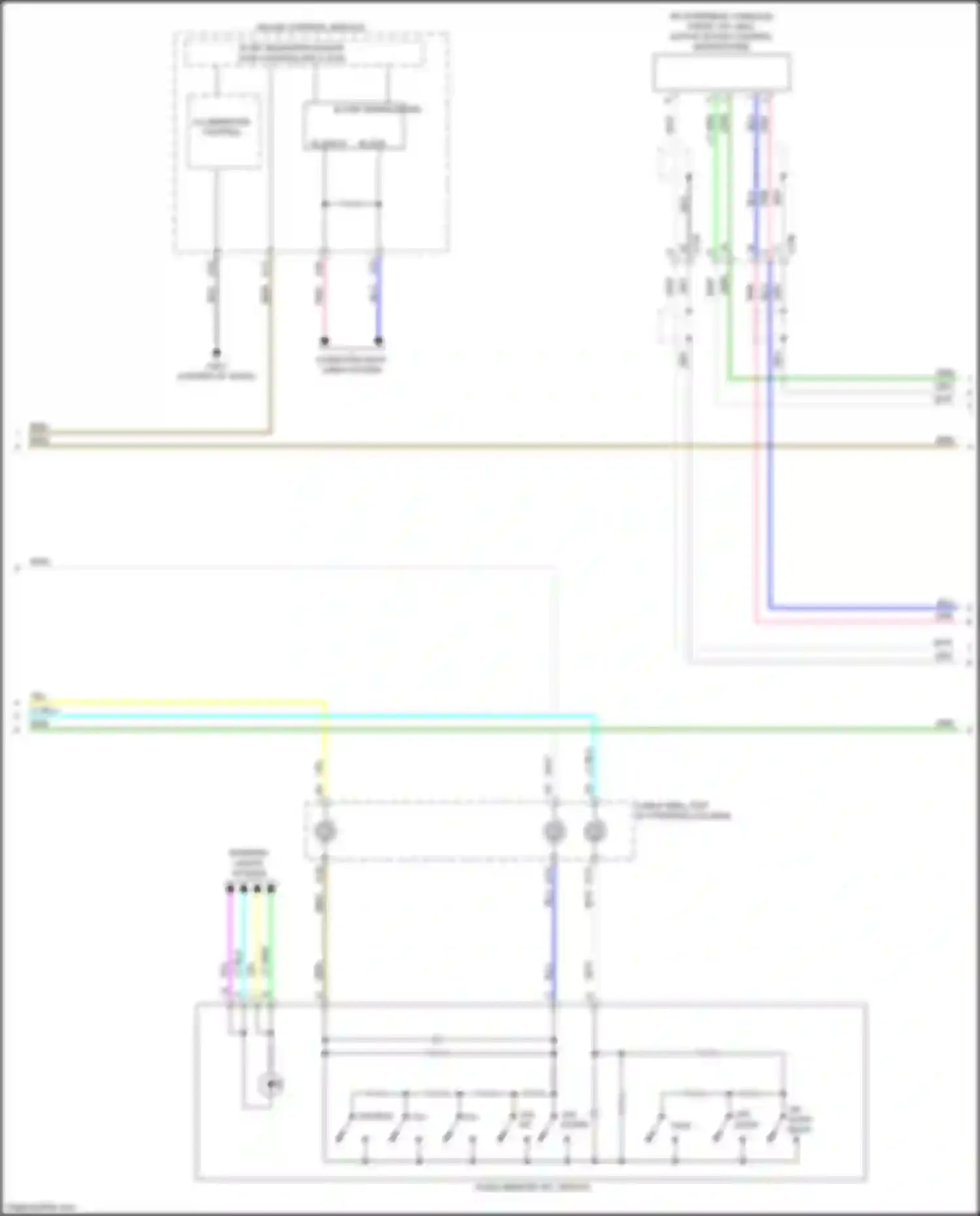 CR-V Honda V (2016-2022): Radio circuit, w/ color audio (2 of 3)