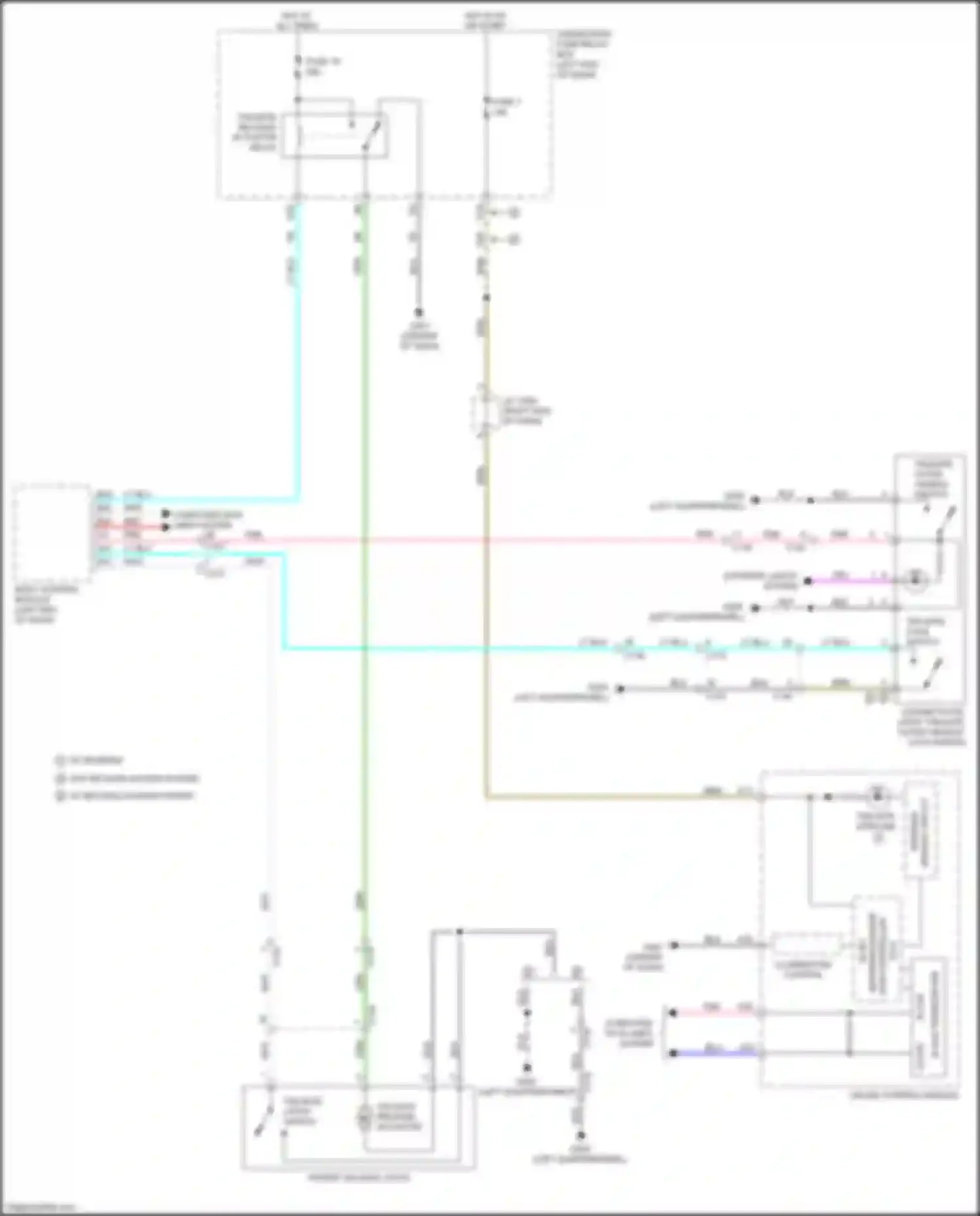 CR-V Honda V (2016-2022): Tailgate release circuit