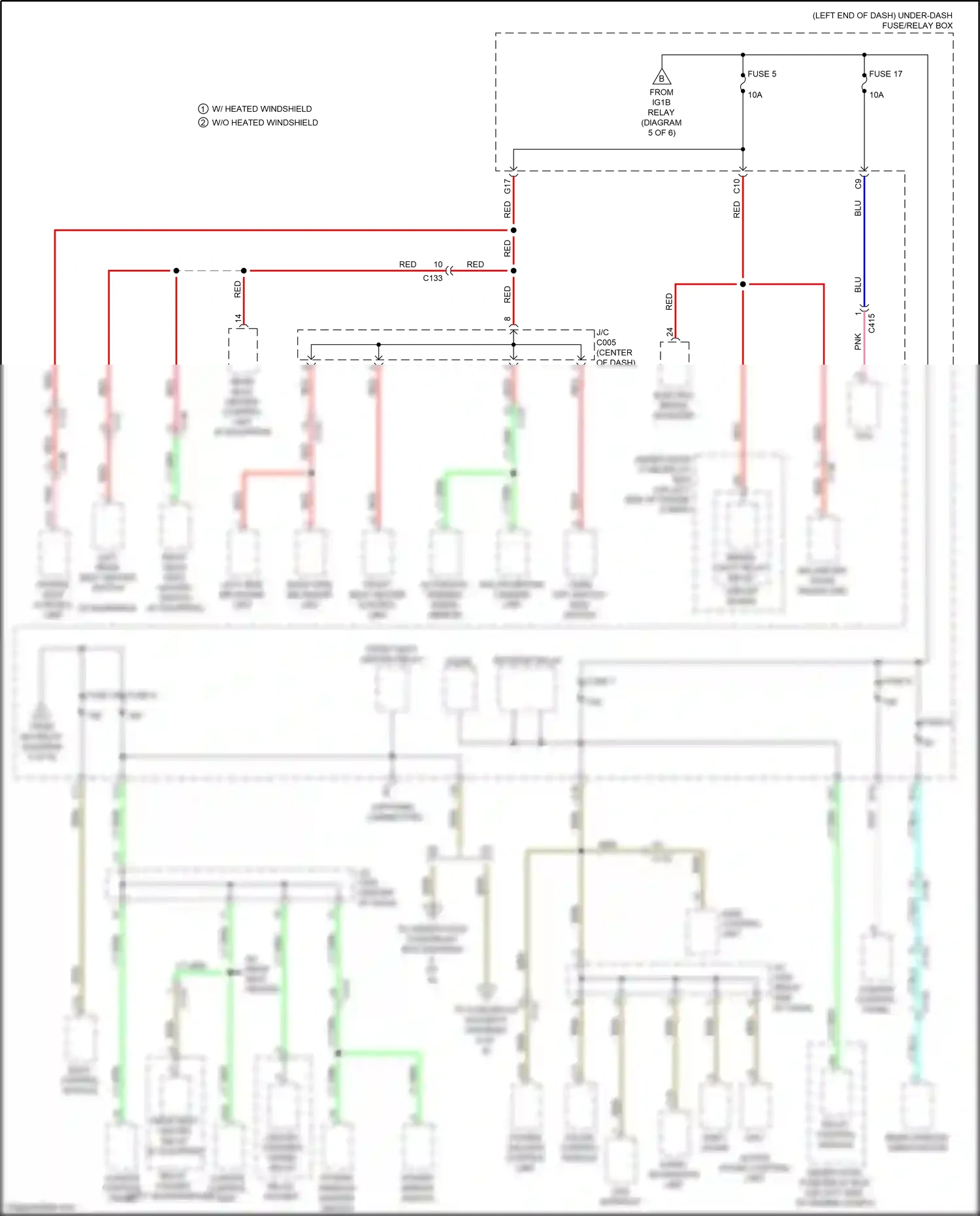 Wiring diagram anc/ active sound control unit for Honda CR-V V (2016-2022) (2 of 4)