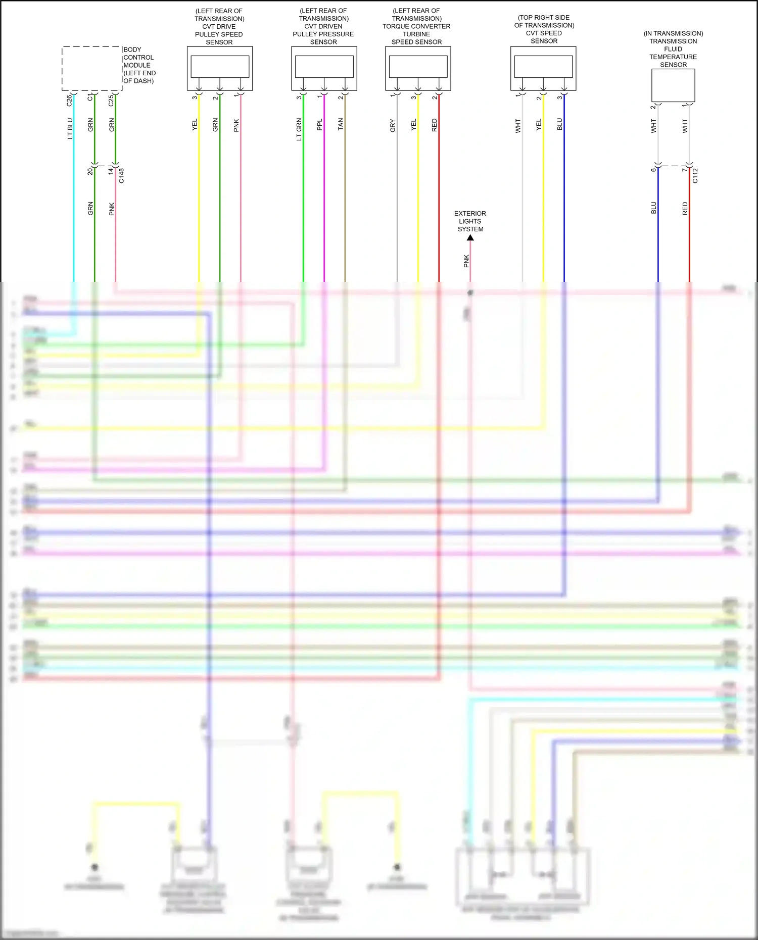 Wiring diagram app sensor a for Honda CR-V V (2016-2022) (1 of 6)
