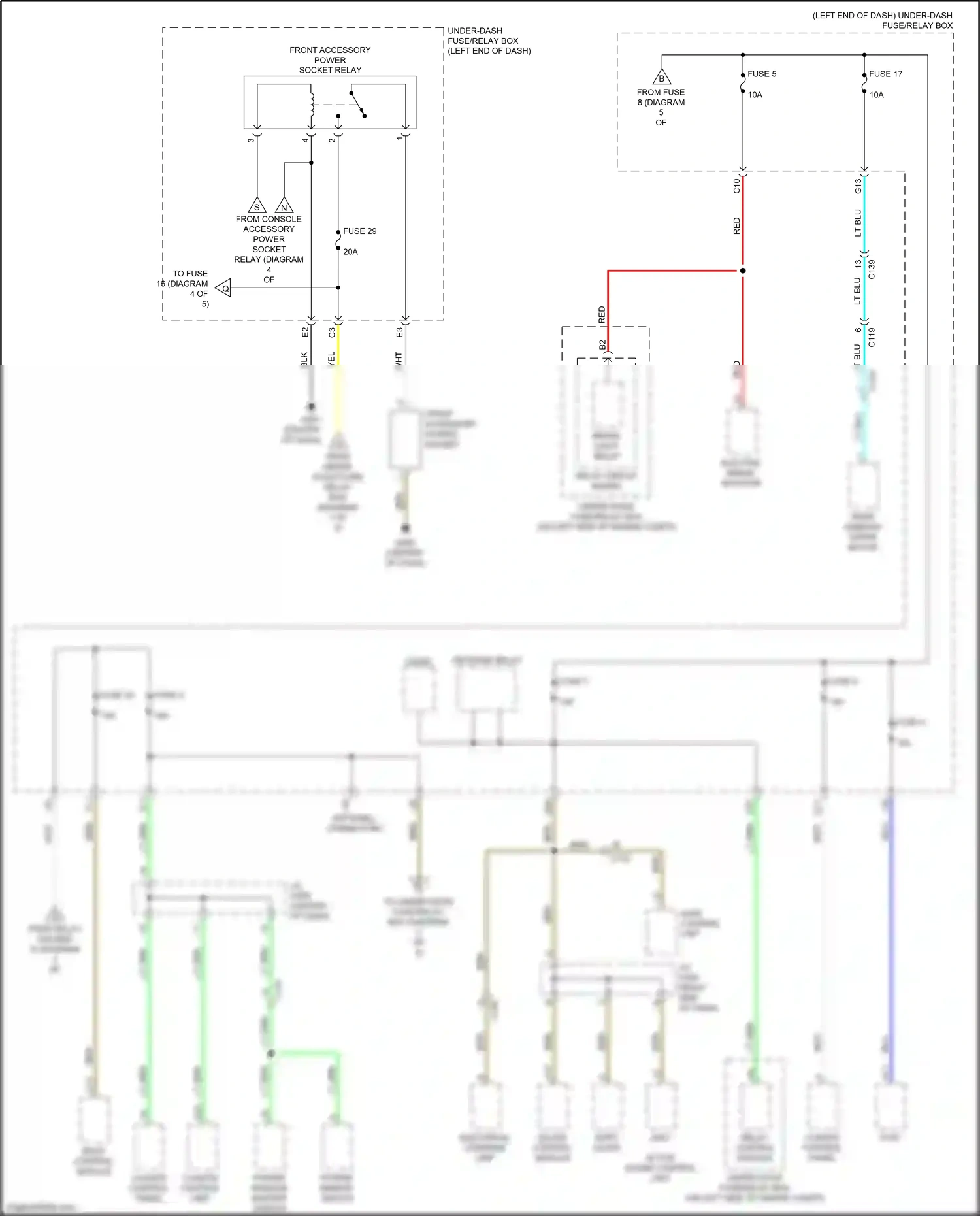 Wiring diagram awd control unit for Honda CR-V V (2016-2022) (9 of 9)