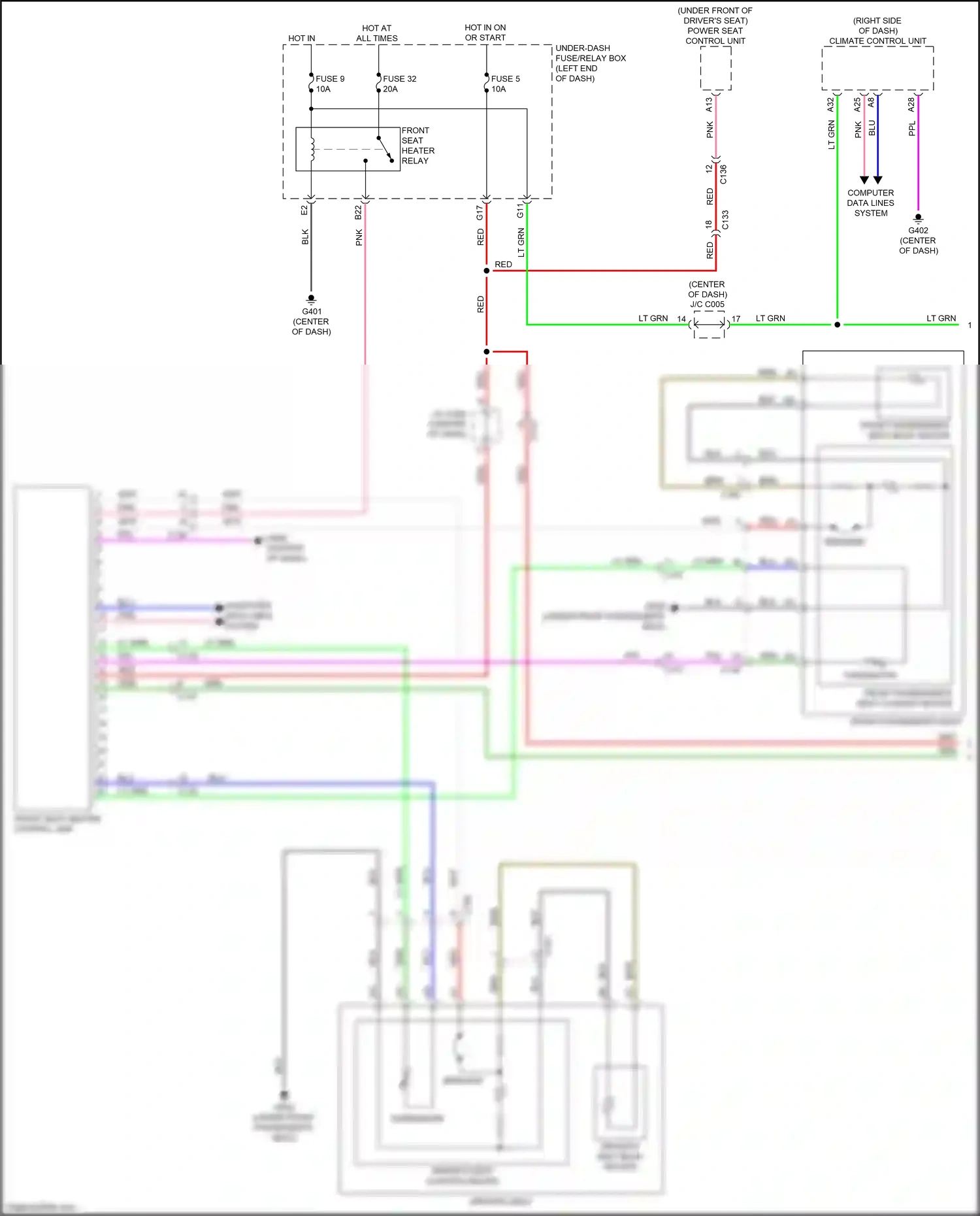Wiring diagram blu for Honda CR-V V (2016-2022) (86 of 136)