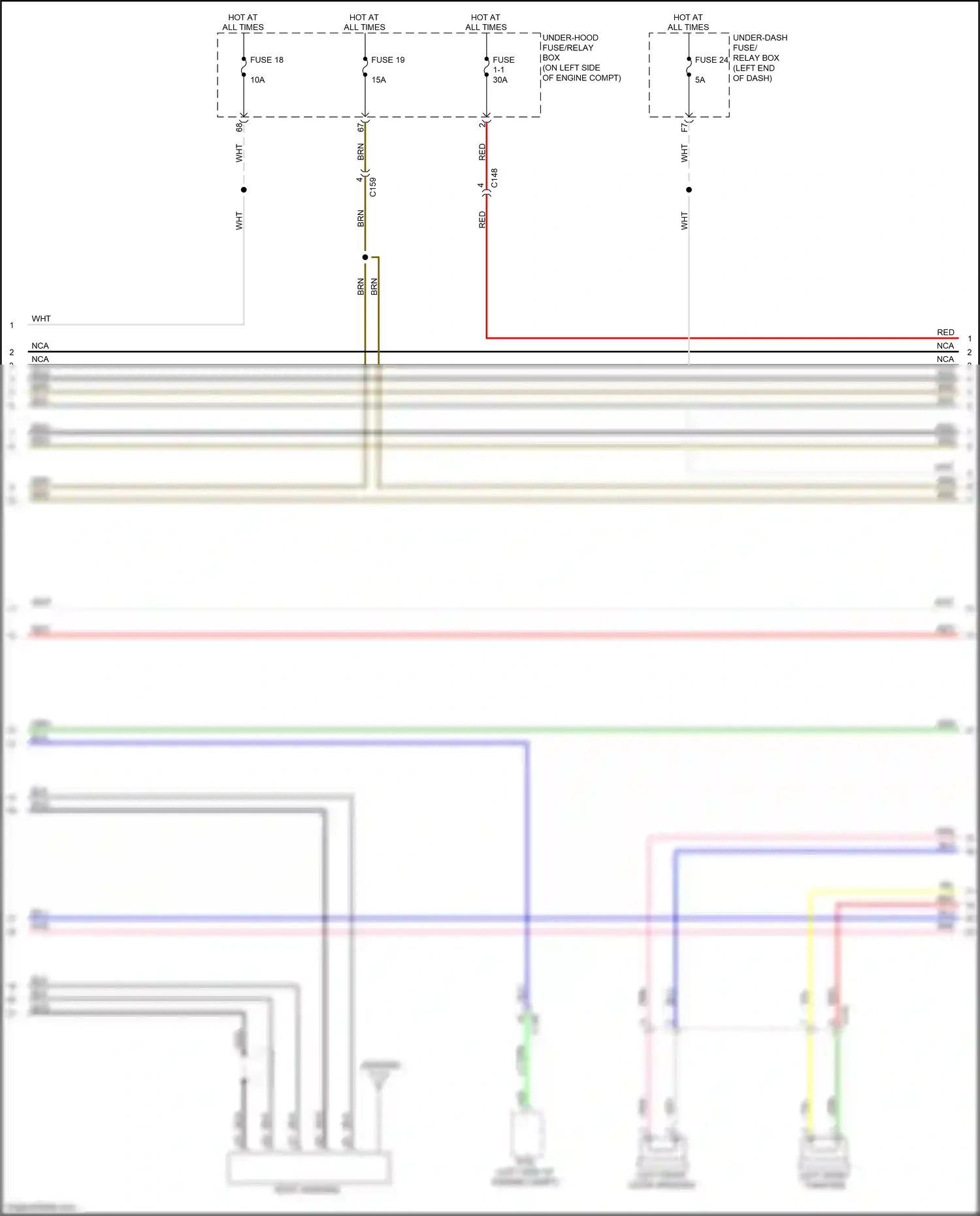 Wiring diagram blu for Honda CR-V V (2016-2022) (64 of 136)