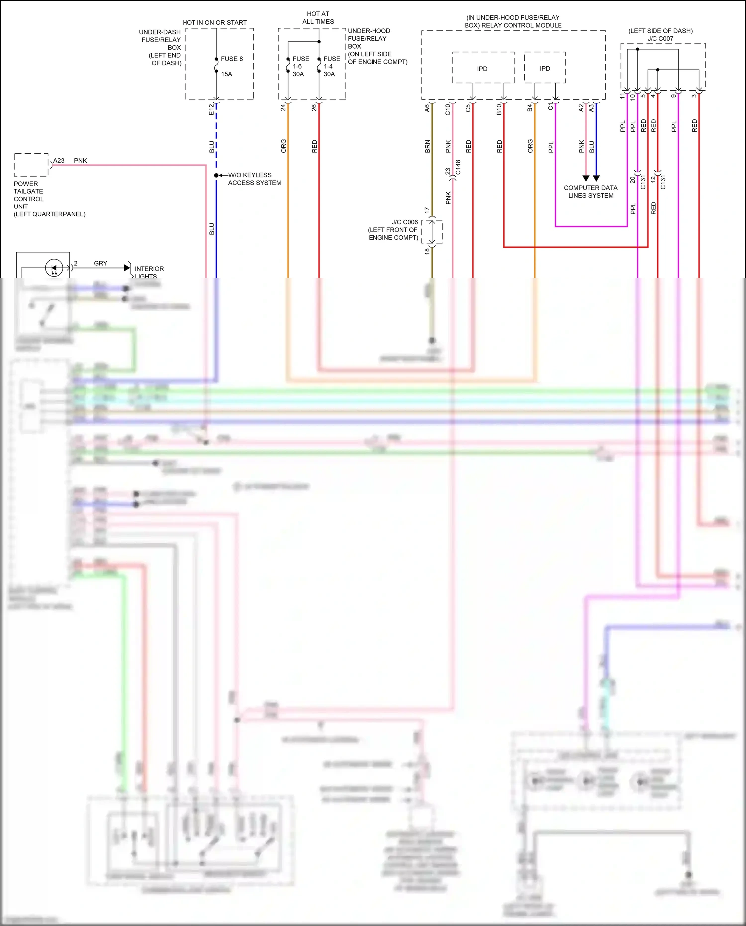 Wiring diagram body control module for Honda CR-V V (2016-2022) (22 of 34)