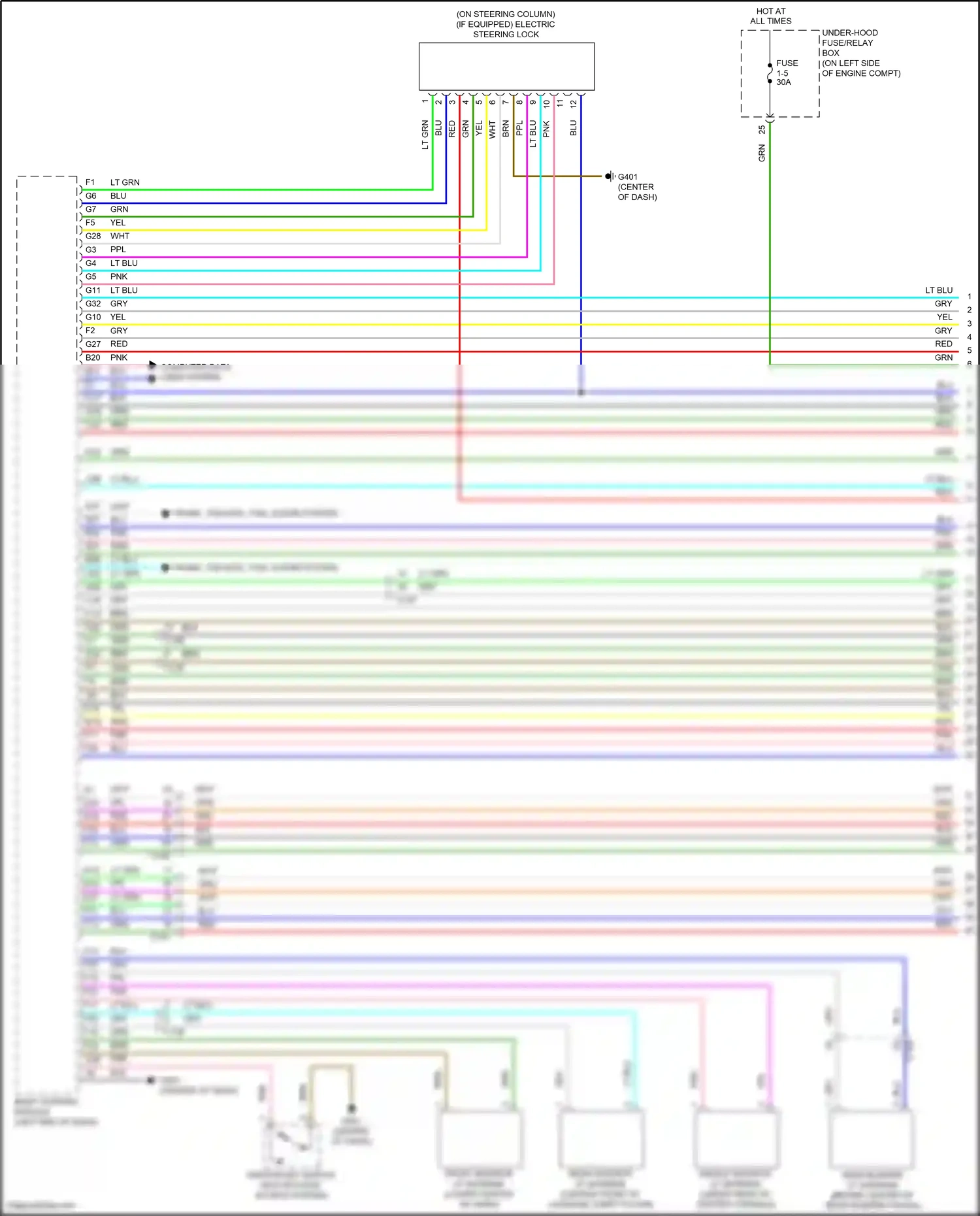 Wiring diagram body control module for Honda CR-V V (2016-2022) (5 of 34)