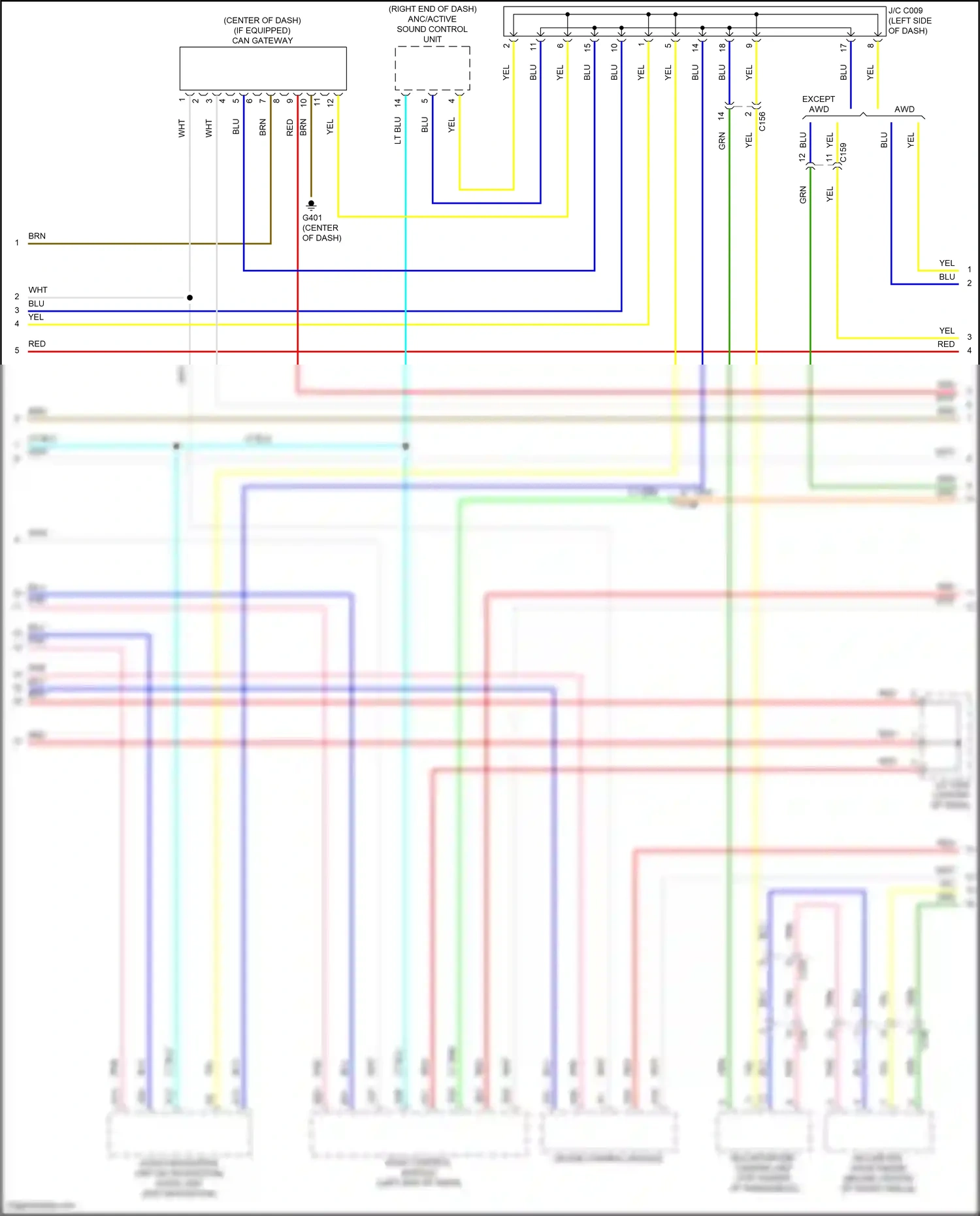 Wiring diagram body control module for Honda CR-V V (2016-2022) (2 of 34)