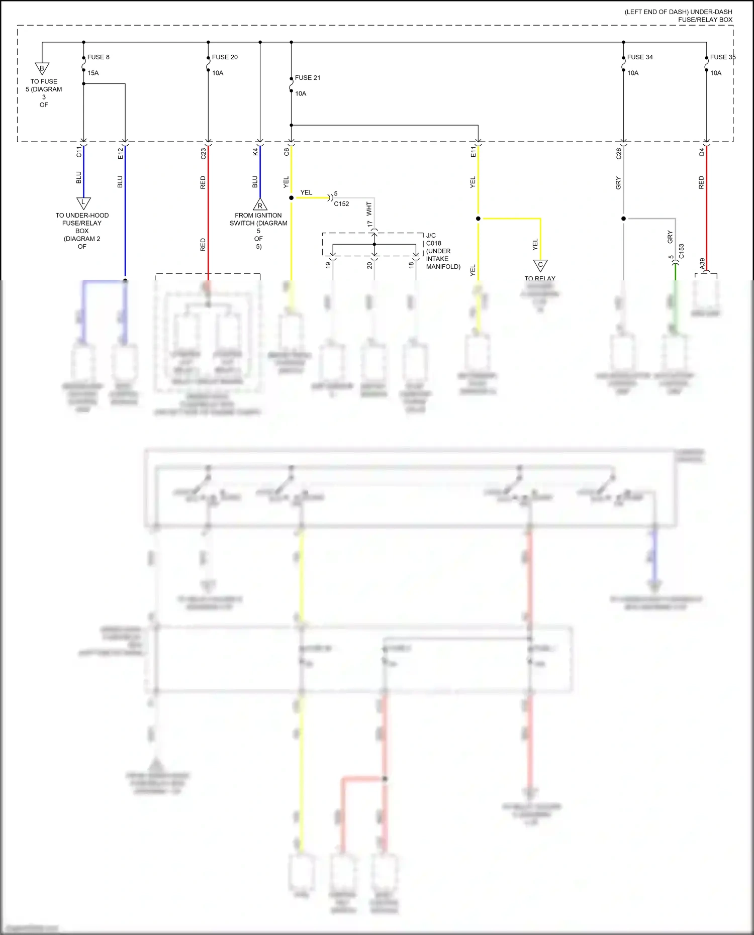 Wiring diagram cmp sensor a for Honda CR-V V (2016-2022) (2 of 4)