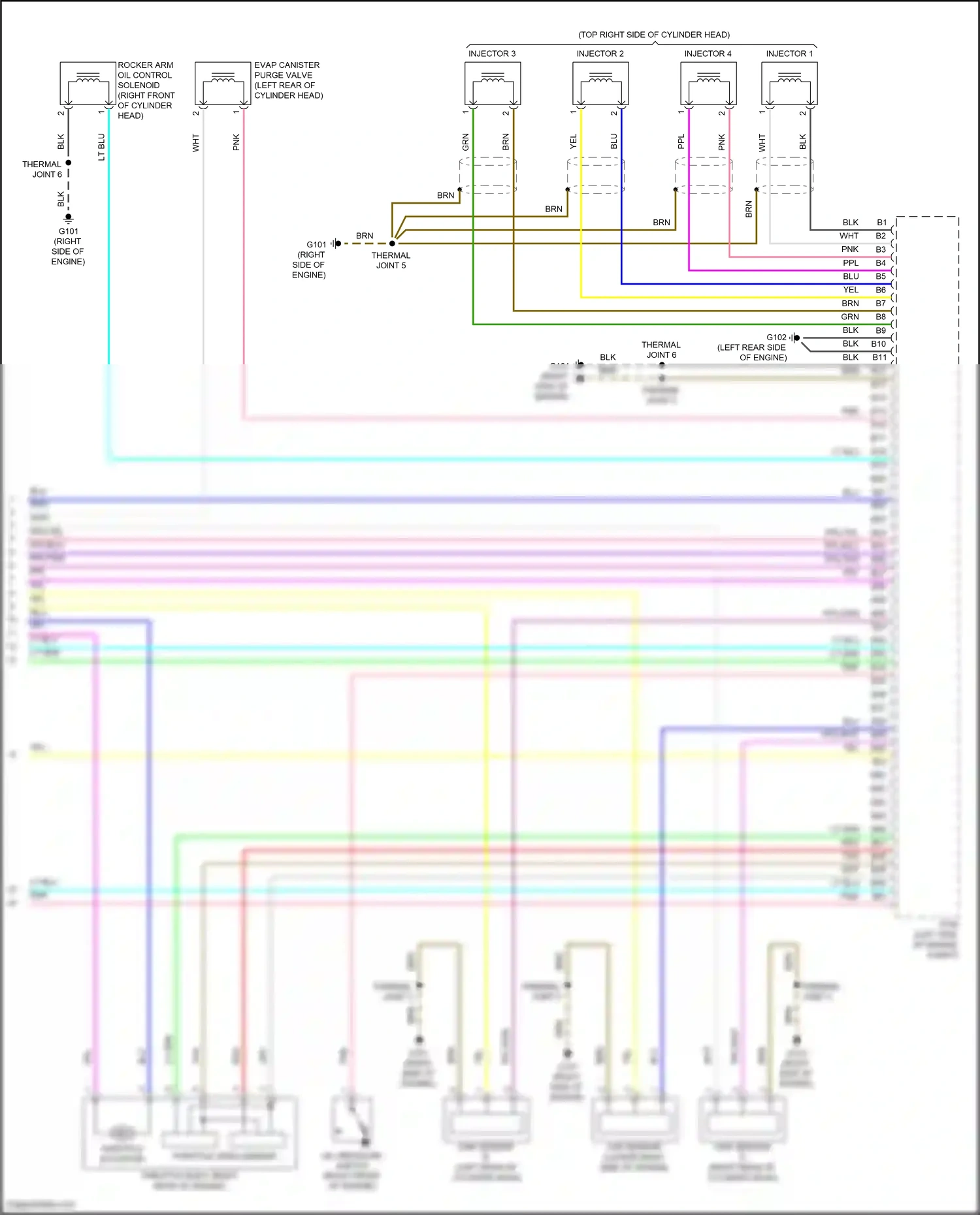 Wiring diagram cmp sensor b for Honda CR-V V (2016-2022) (3 of 3)