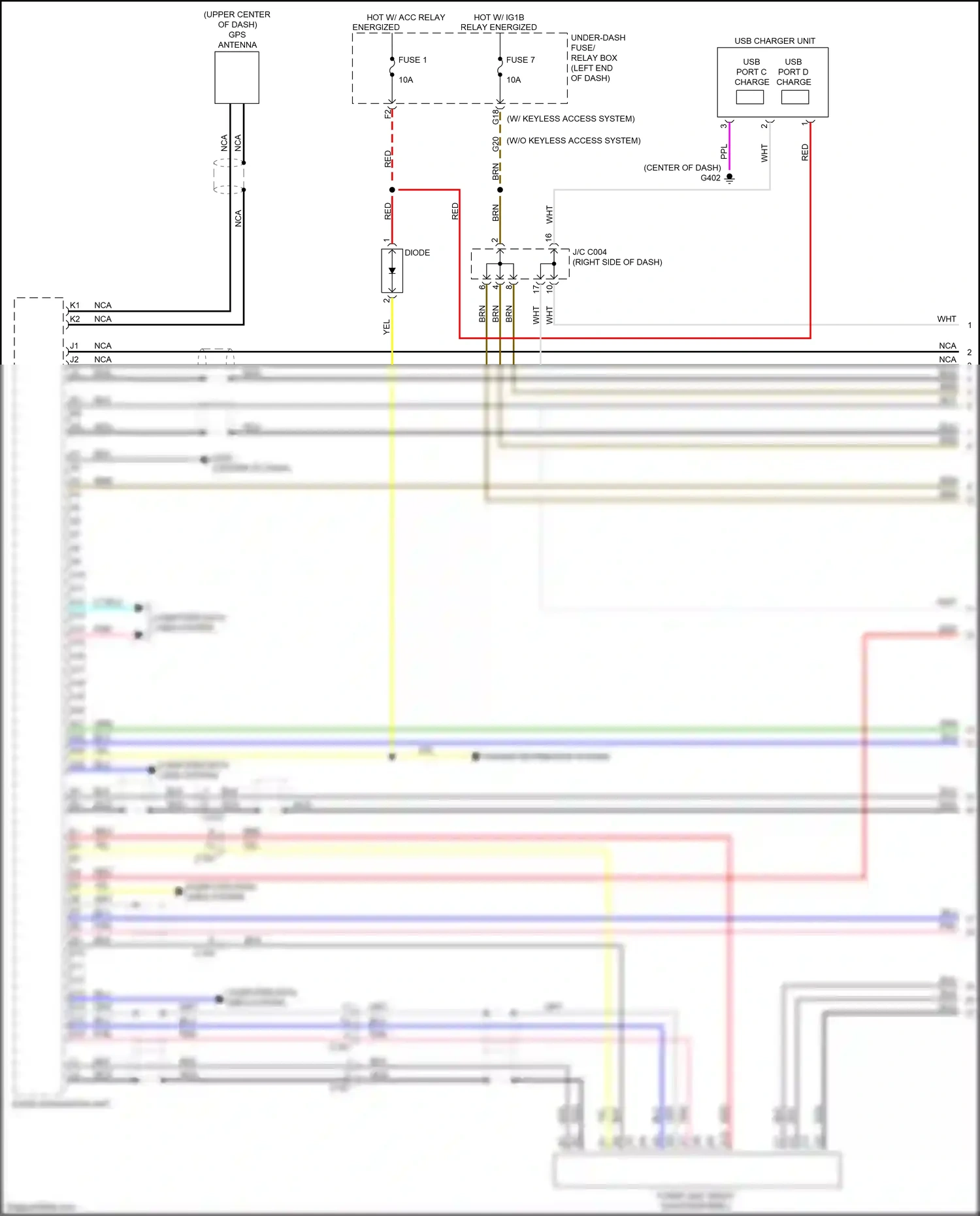 Wiring diagram computer data lines system for Honda CR-V V (2016-2022) (38 of 82)