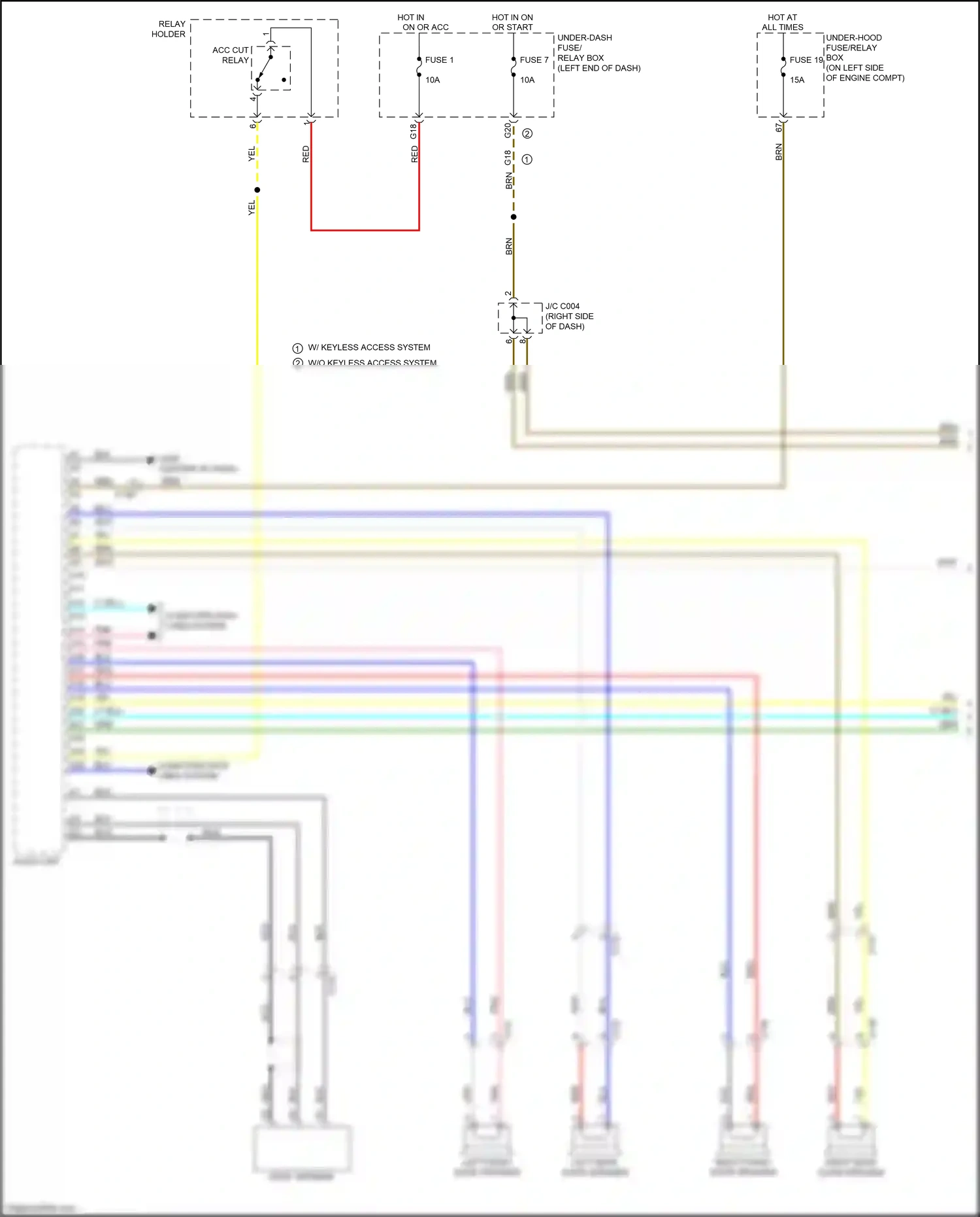 Wiring diagram computer data lines system for Honda CR-V V (2016-2022) (63 of 82)