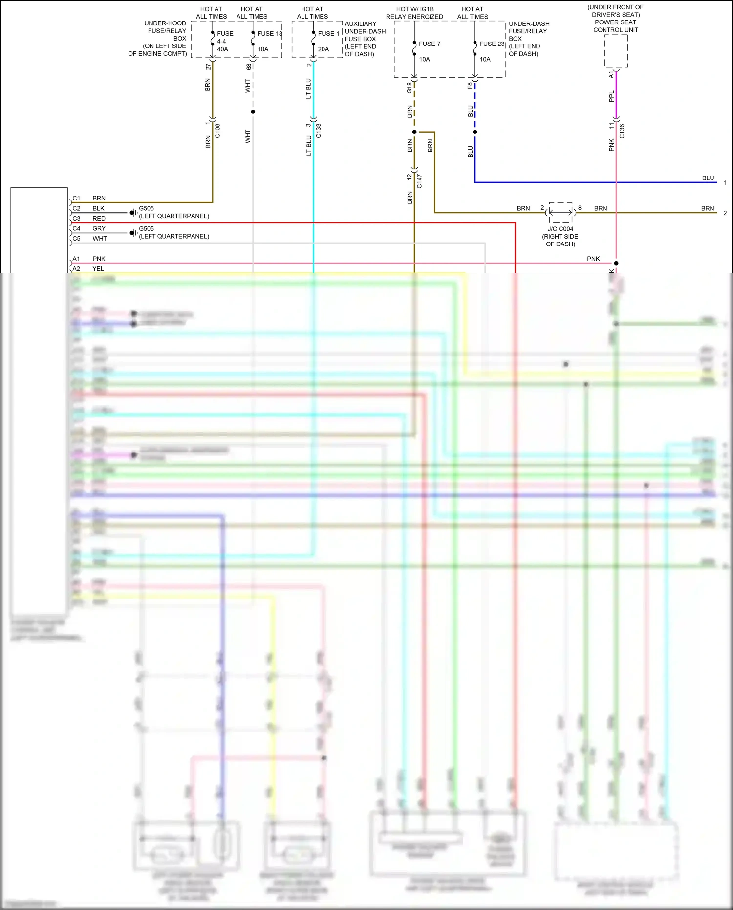 Wiring diagram computer data lines system for Honda CR-V V (2016-2022) (4 of 82)
